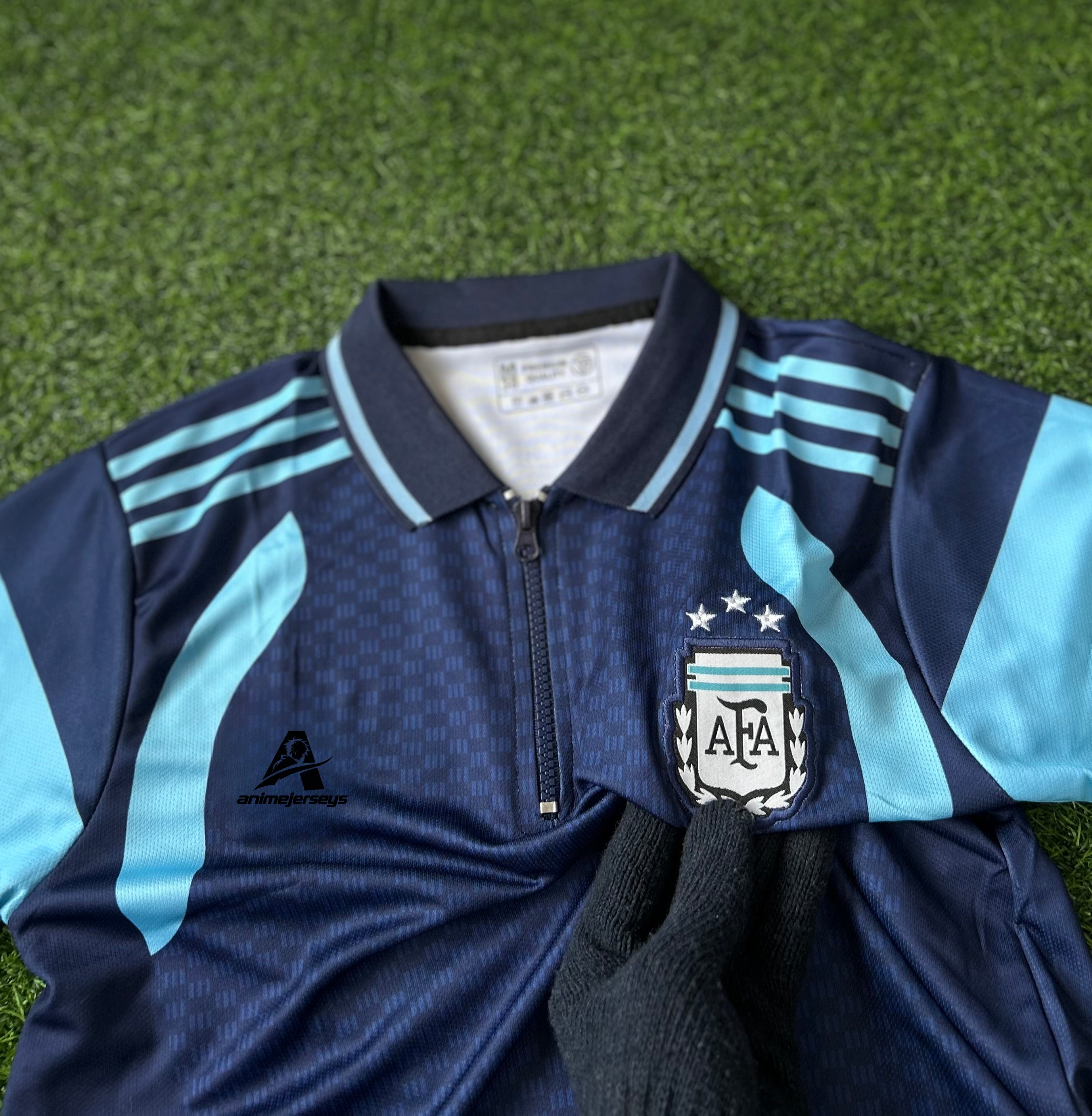 ARGENTINA 2026 TIRO ZIPPER POLO, HALF SLEEVE POLO EMBROIDERY