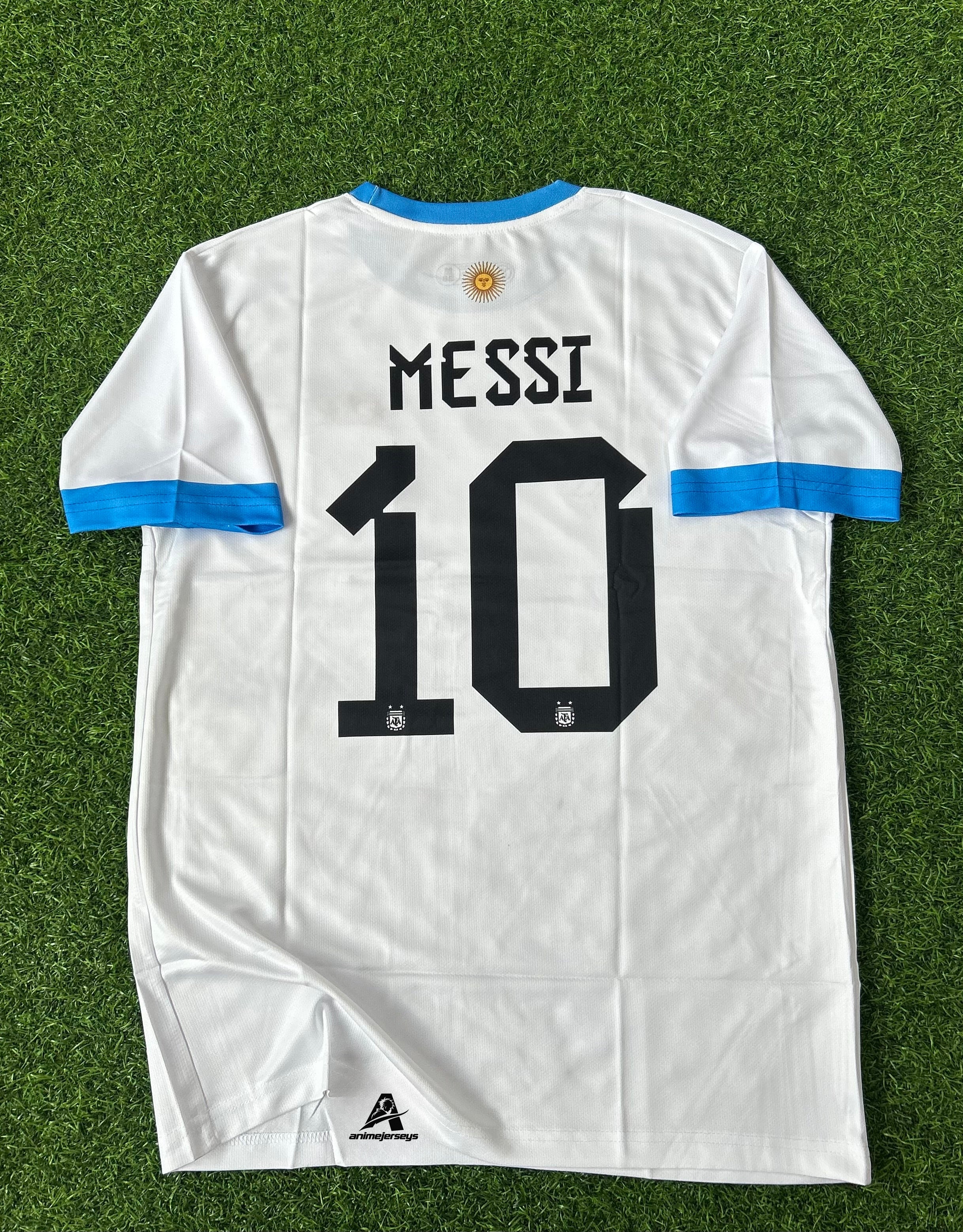ARGENTINA WORLD CUP WINNING SPECIAL EDITION KIT,  HALF SLEEVE  EMBROIDERY