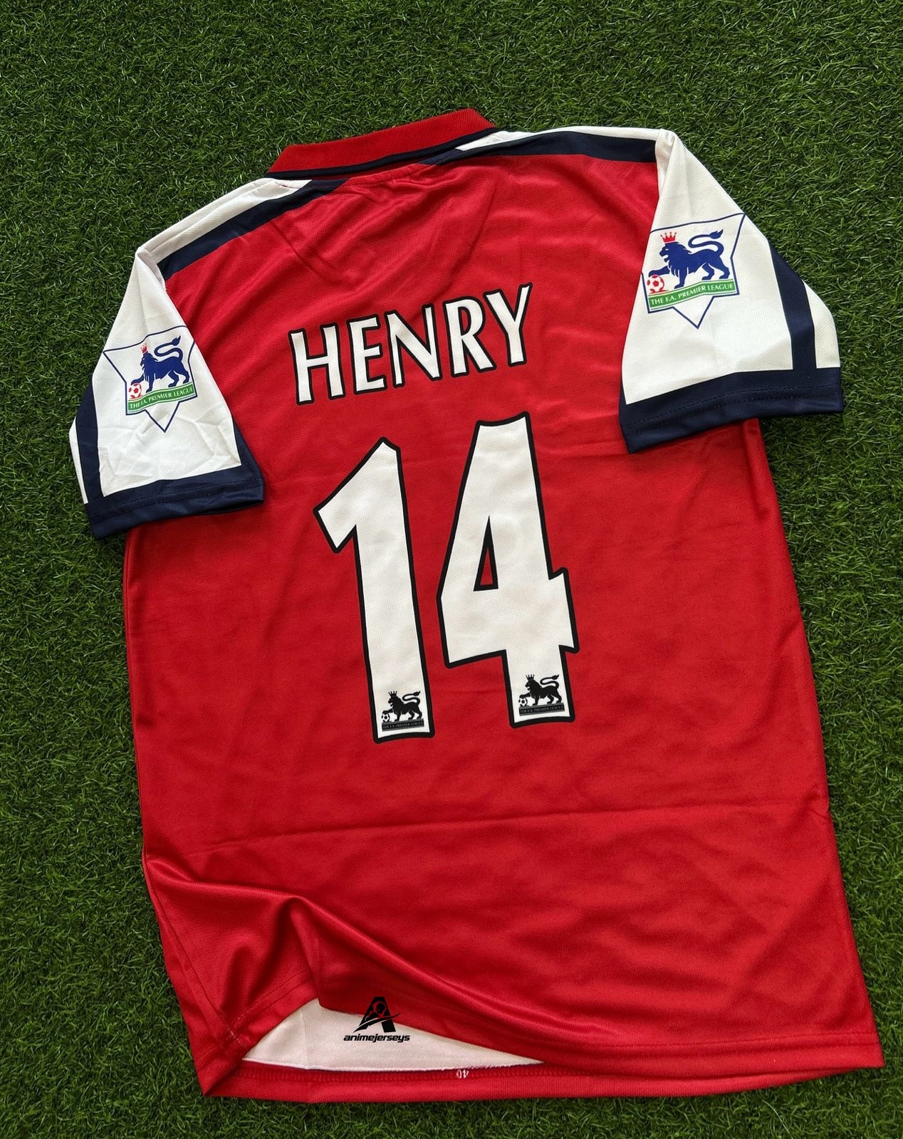 ARSENAL 2000-02 HOME KIT, HALFSLEEVE POLO SUBLIMATION