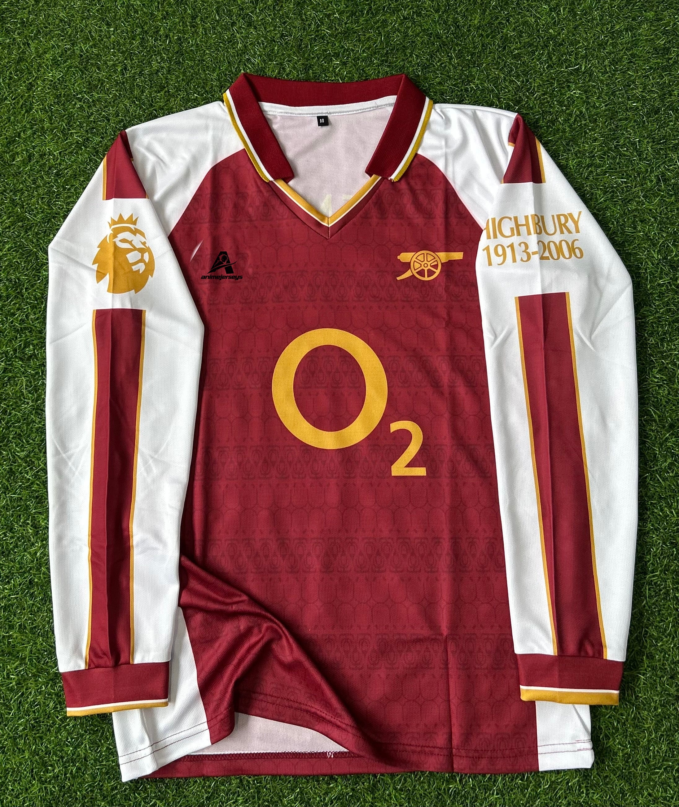 ARSENAL 2005-06 RETRO HOME JERSEY, FULL SLEEVE POLO SUBLIMATION