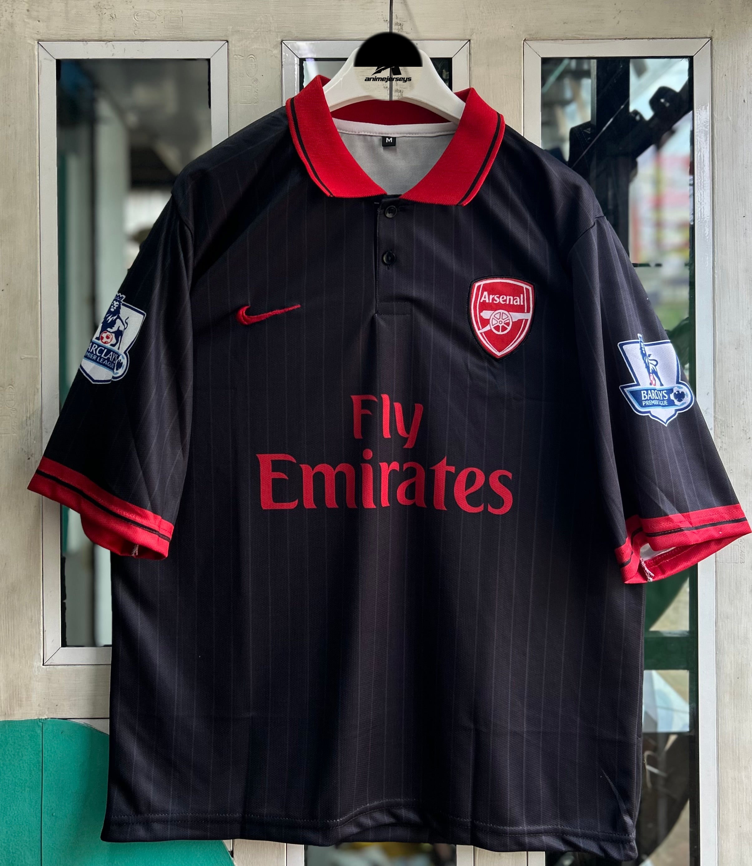 ARSENAL 2009-10 SPECIAL EDITION JERSEY, FIVE SLEEVE POLO EMBROIDERY