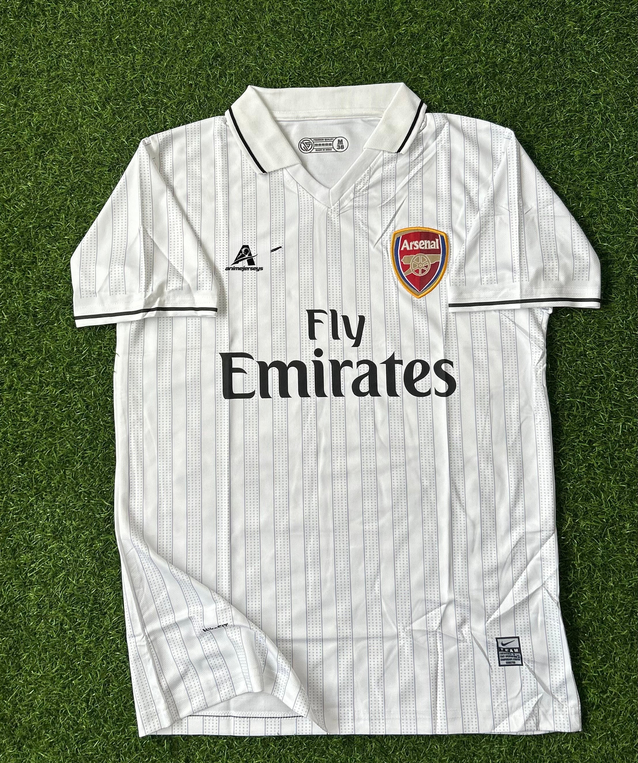 ARSENAL 2009-10 THIRD KIT , HALF SLEEVE POLO  EMBROIDERY