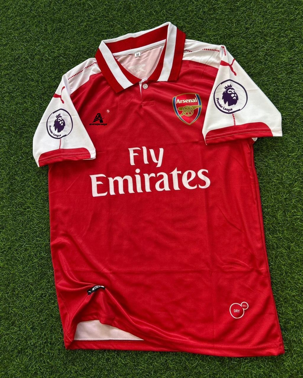 ARSENAL 2016-18 SEASON HOME KIT.HALFSLEEVE POLO SUBLIMATION