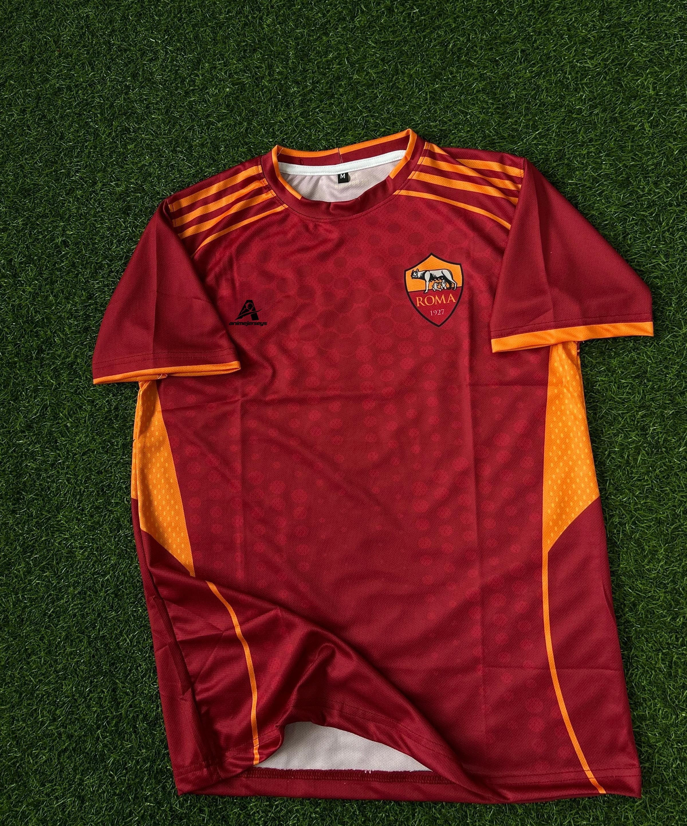 AS ROMA 2025-26 HOME KIT. HALFSLEEVE SUBLIMATION