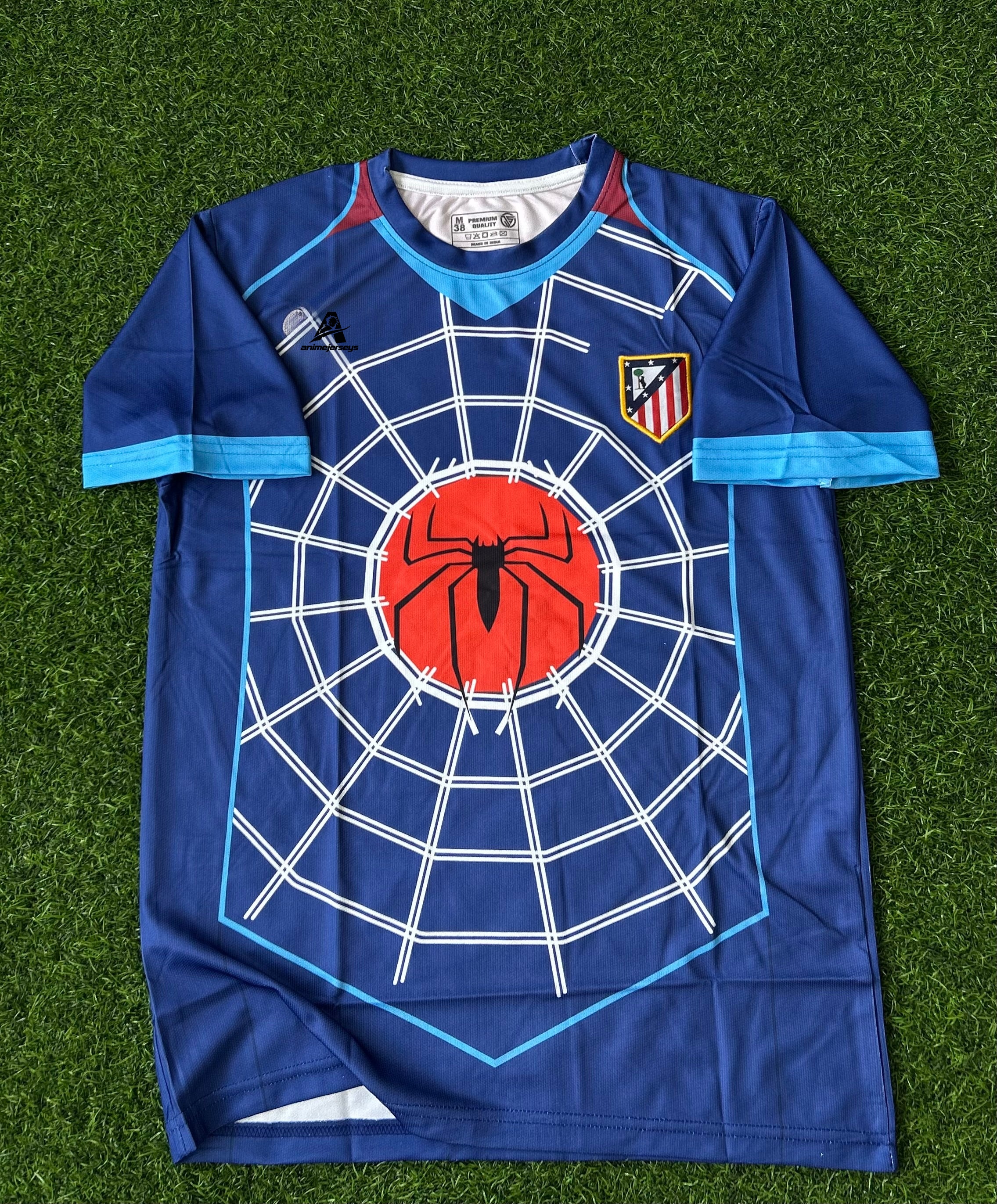 ATLETICO MADRID 2004-05 AWAY JERSEY, HALF SLEEVE  EMBROIDERY