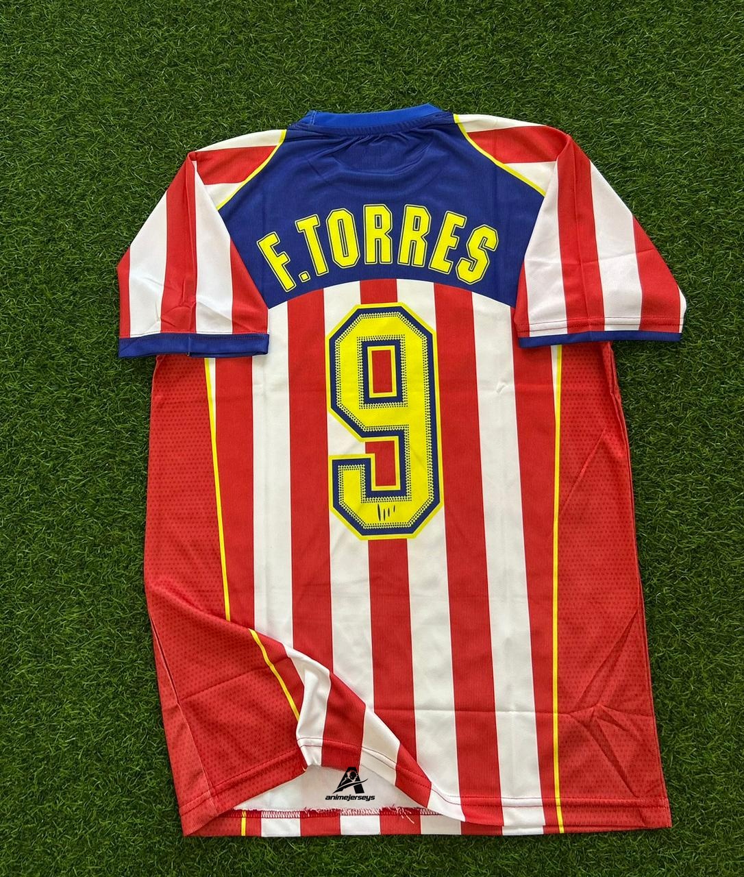 ATLETICO MADRID 2004-05 HOME KIT, HALFSLEEVE EMBROIDERY