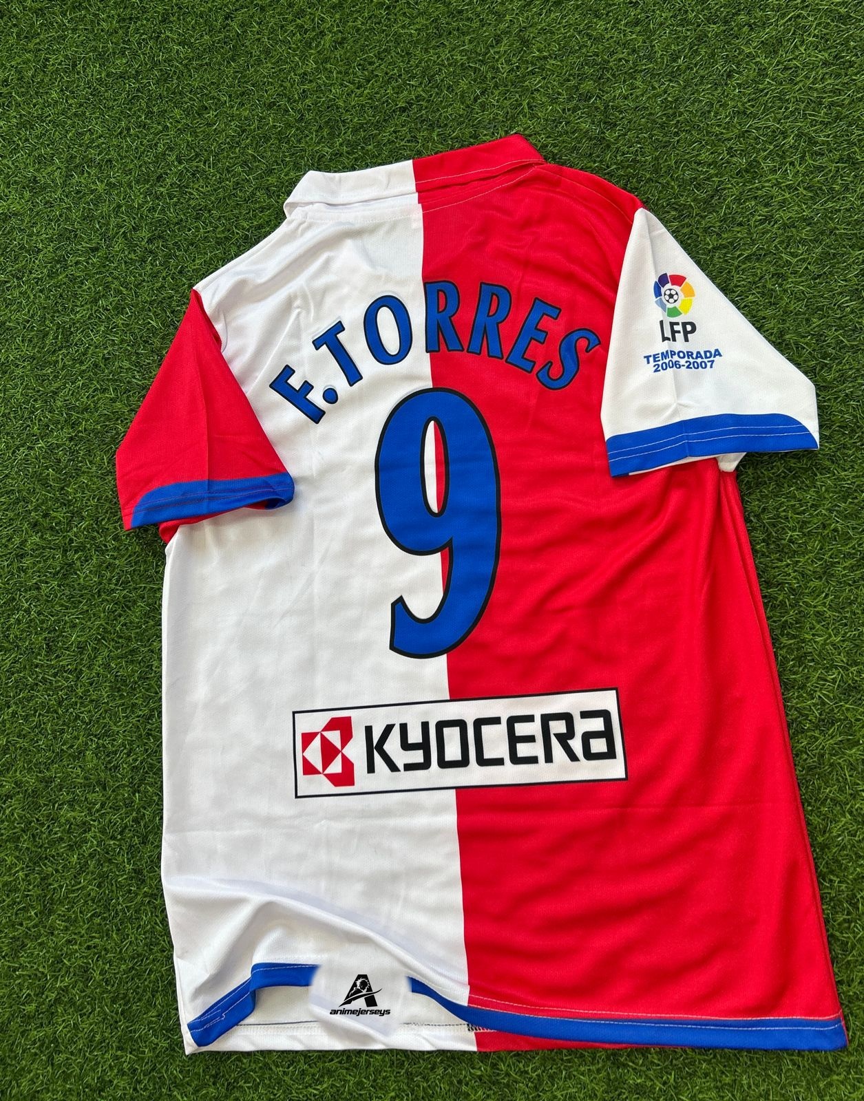 ATLETICO MADRID 2006-07 HOME KIT, HALFSLEEVE POLO SUBLIMATION