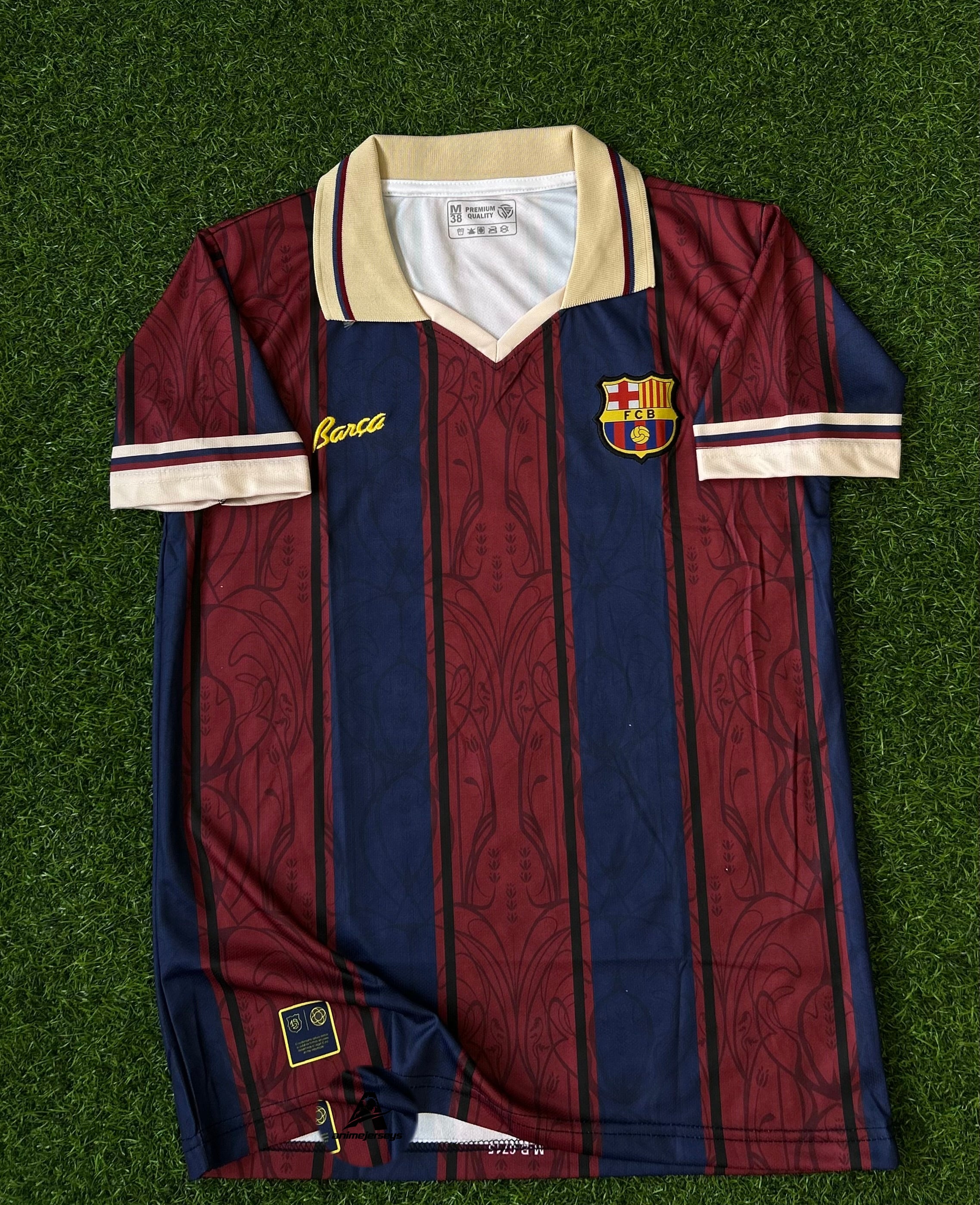 BARCELONA 125TH ANNIVERSARY JERSEY, HALF SLEEVE  POLO  EMBROIDERY