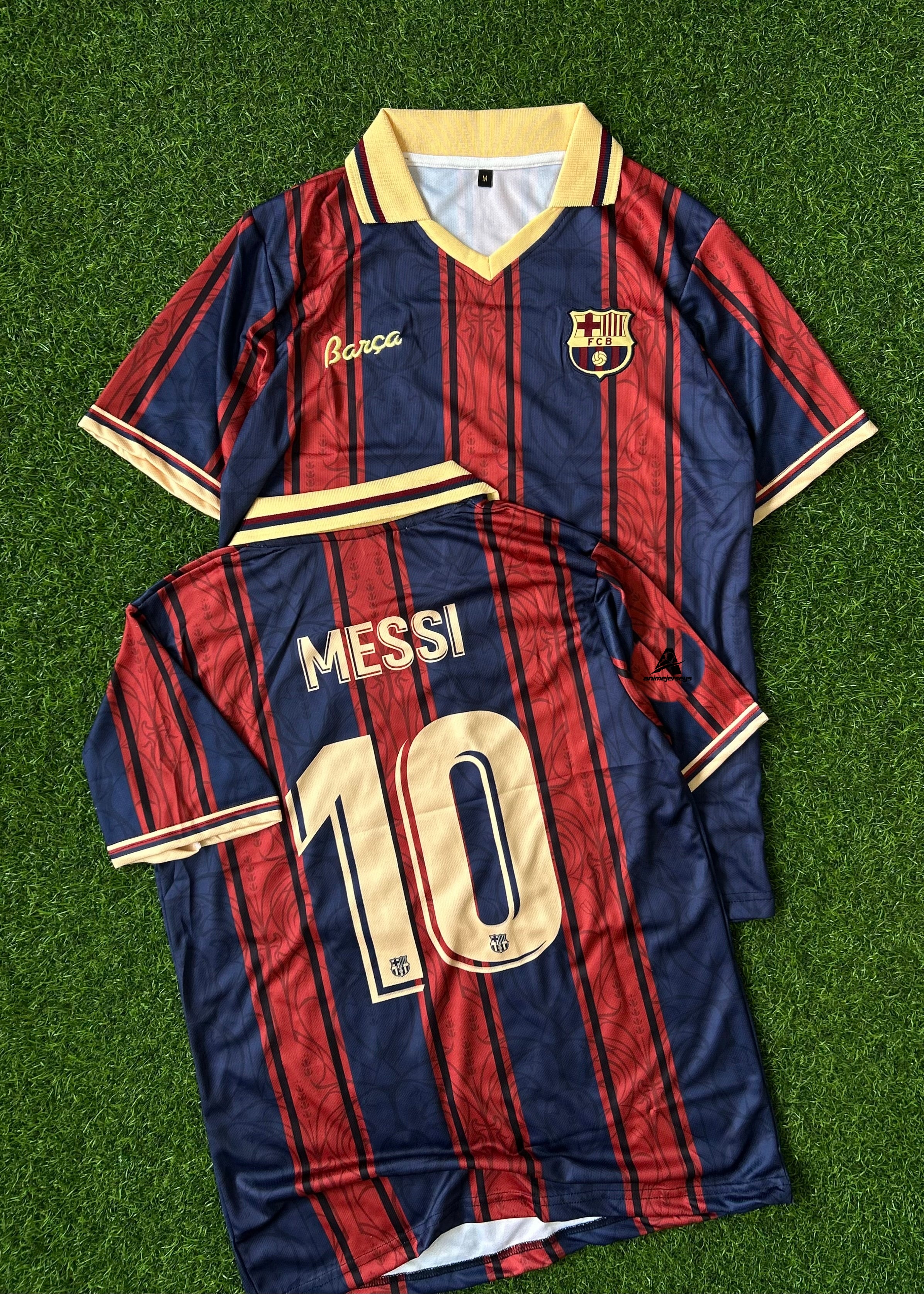 BARCELONA 125TH ANNIVERSARY SPECIAL EDITION RETRO POLO JERSEY, HALF SLEEVE EMBROIDERY
