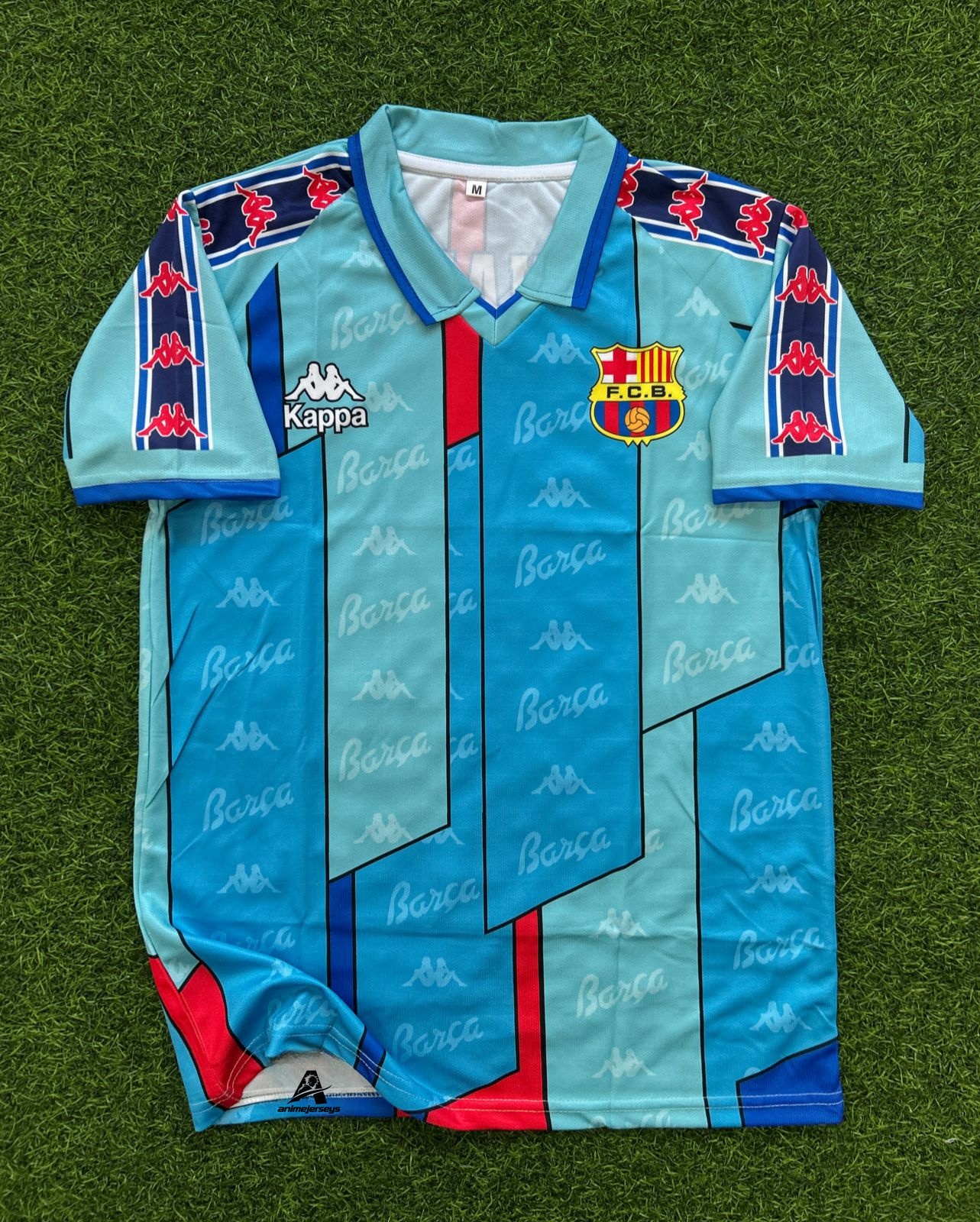 BARCELONA 1996-97 AWAY KIT, HALFSLEEVE POLO SUBLIMATION