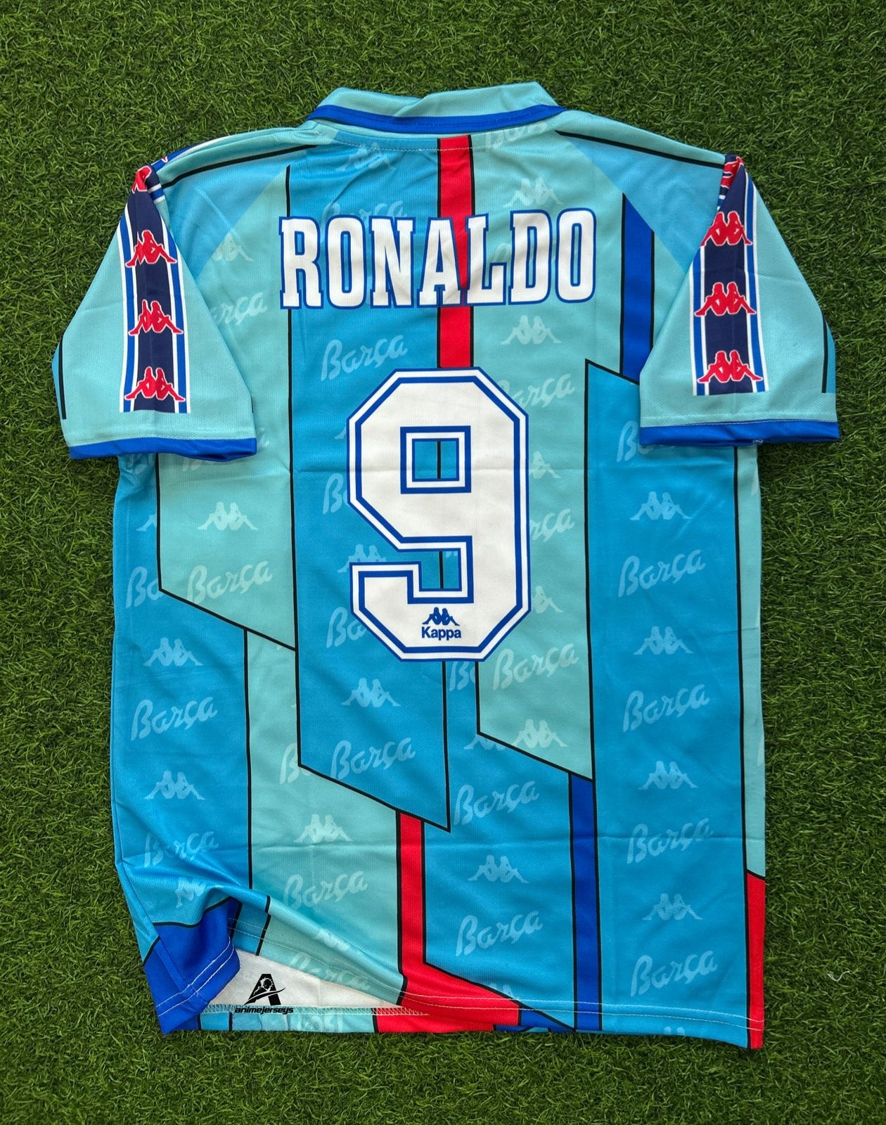 BARCELONA 1996-97 AWAY KIT, HALFSLEEVE POLO SUBLIMATION