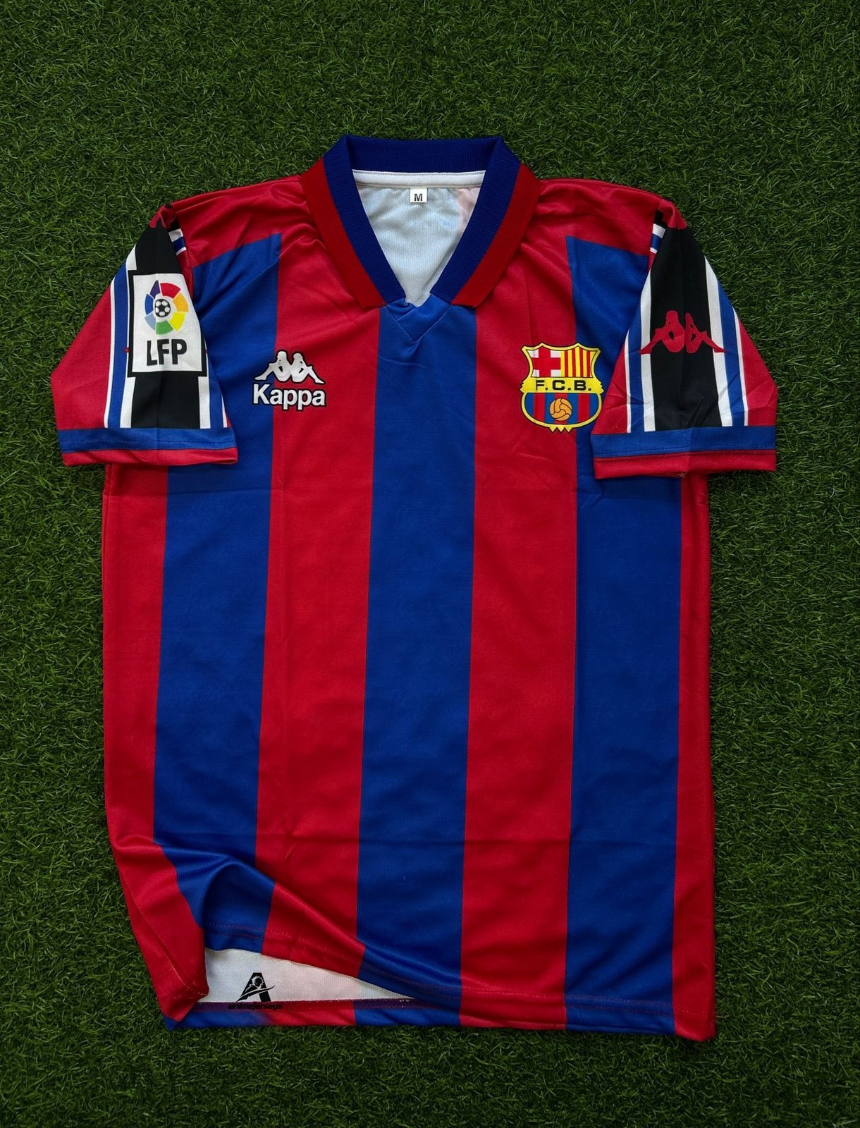 BARCELONA 1996-97 HOME KIT, HALFSLEEVE POLO SUBLIMATION