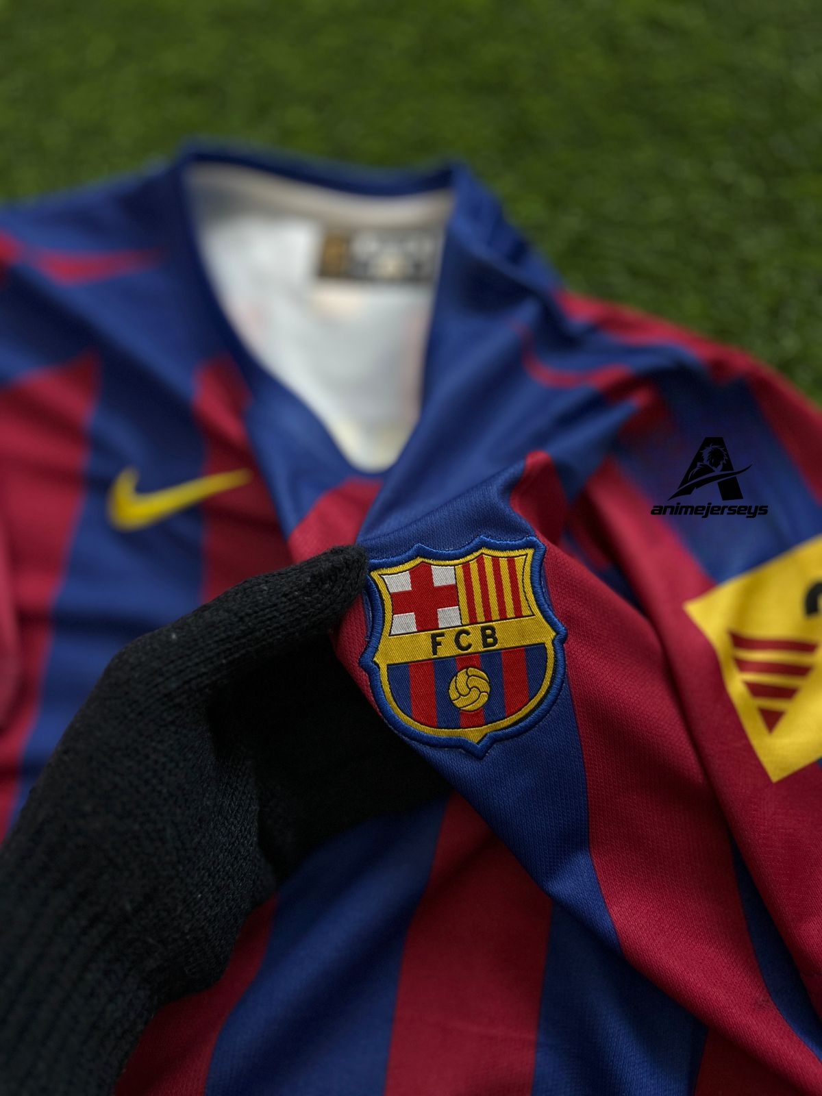 BARCELONA 2005-06 HOME KIT, HALFSLEEVE EMBROIDERY