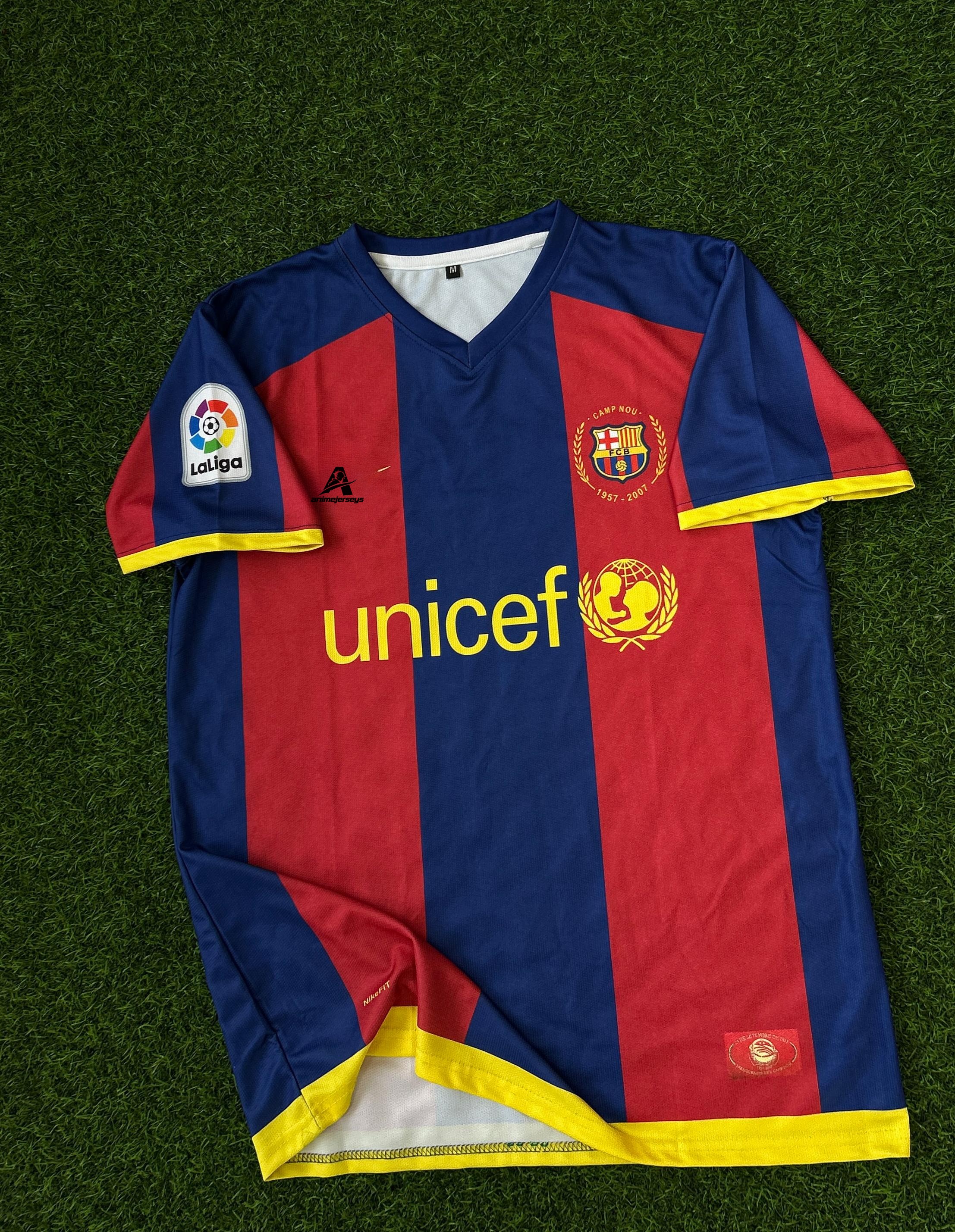 BARCELONA 2007-08 HOME KIT, HALFSLEEVE SUBLIMATION