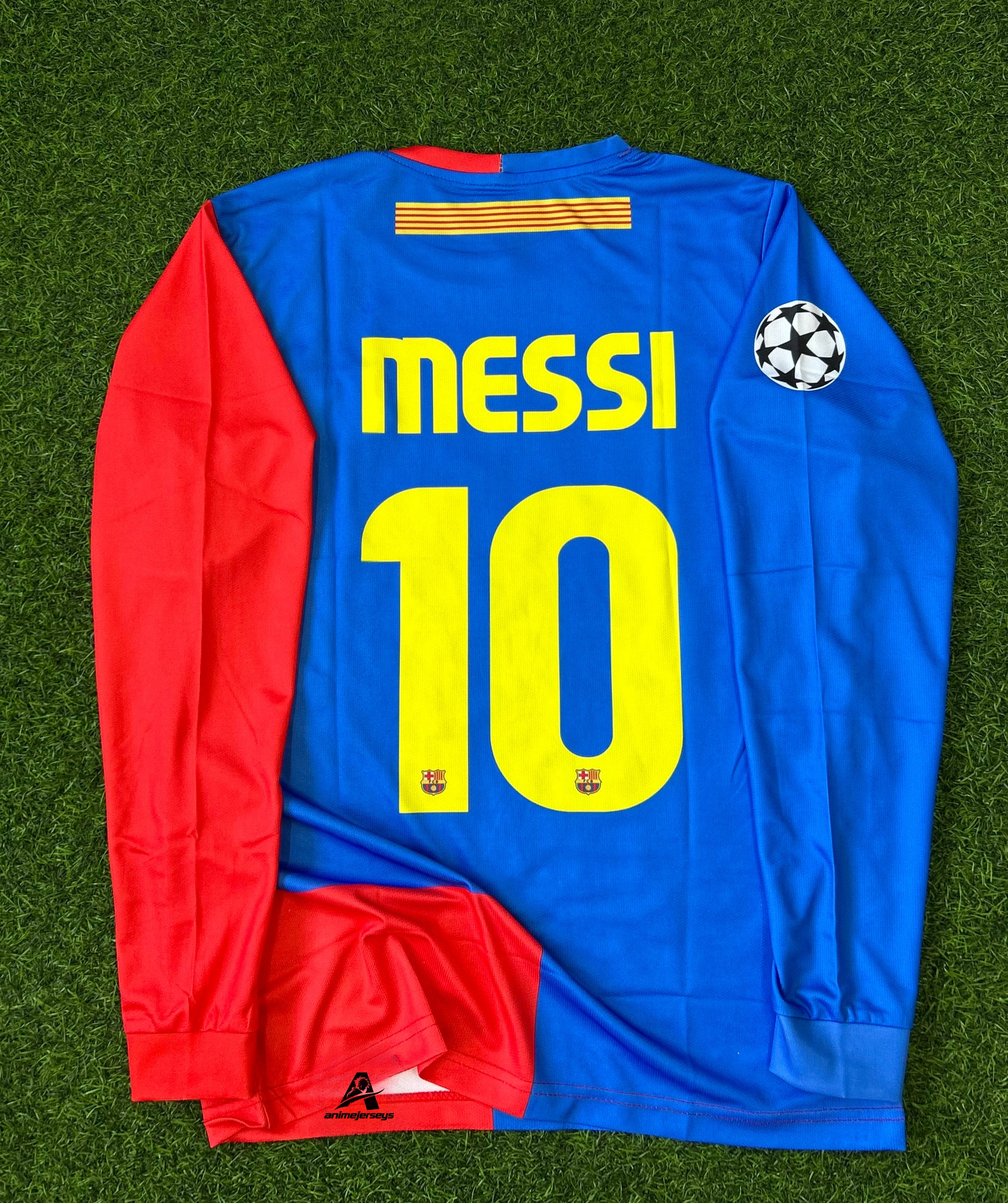 BARCELONA 2008-09 HOME JERSEY, FULL SLEEVE EMBROIDERY