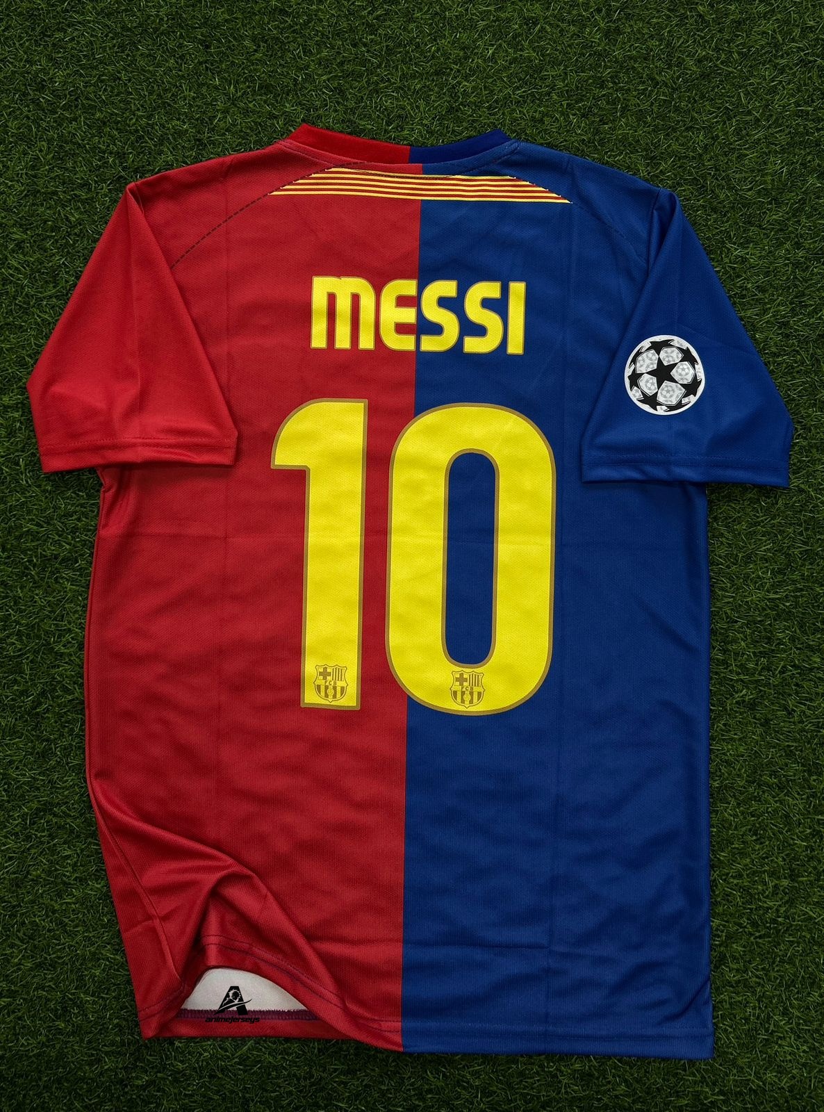 BARCELONA 2008-09 HOME KIT, HALFSLEEVE EMBROIDERY