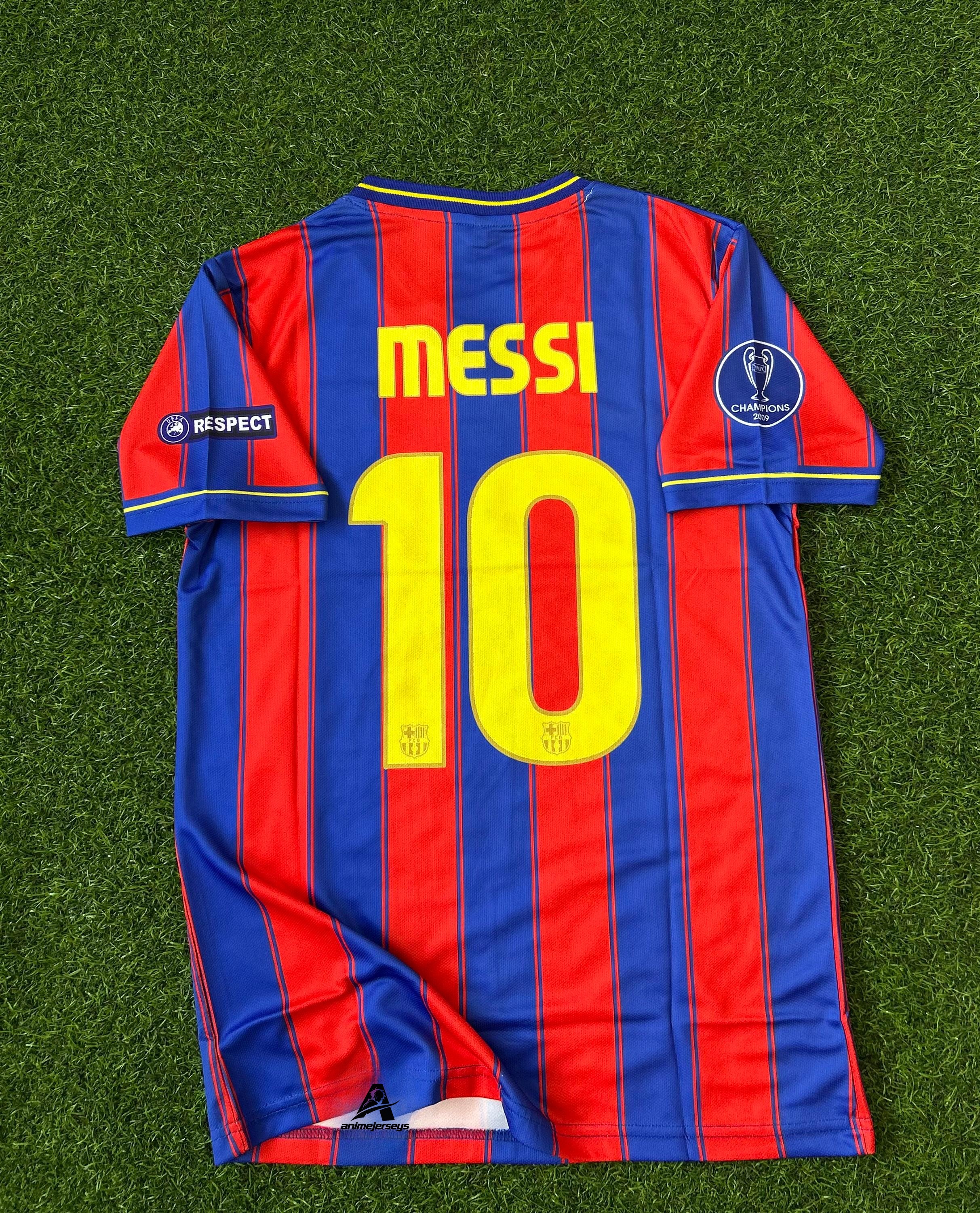 BARCELONA 2009-10 HOME KIT, HALFSLEEVE EMBROIDERY
