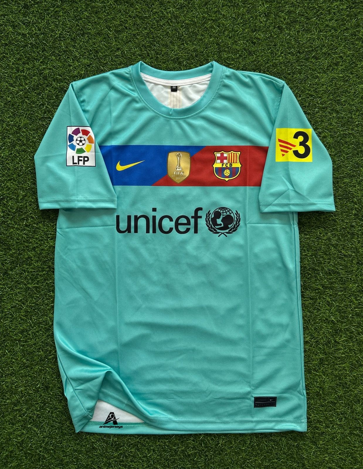 BARCELONA 2010-11 AWAY KIT, HALFSLEEVE SUBLIMNATION
