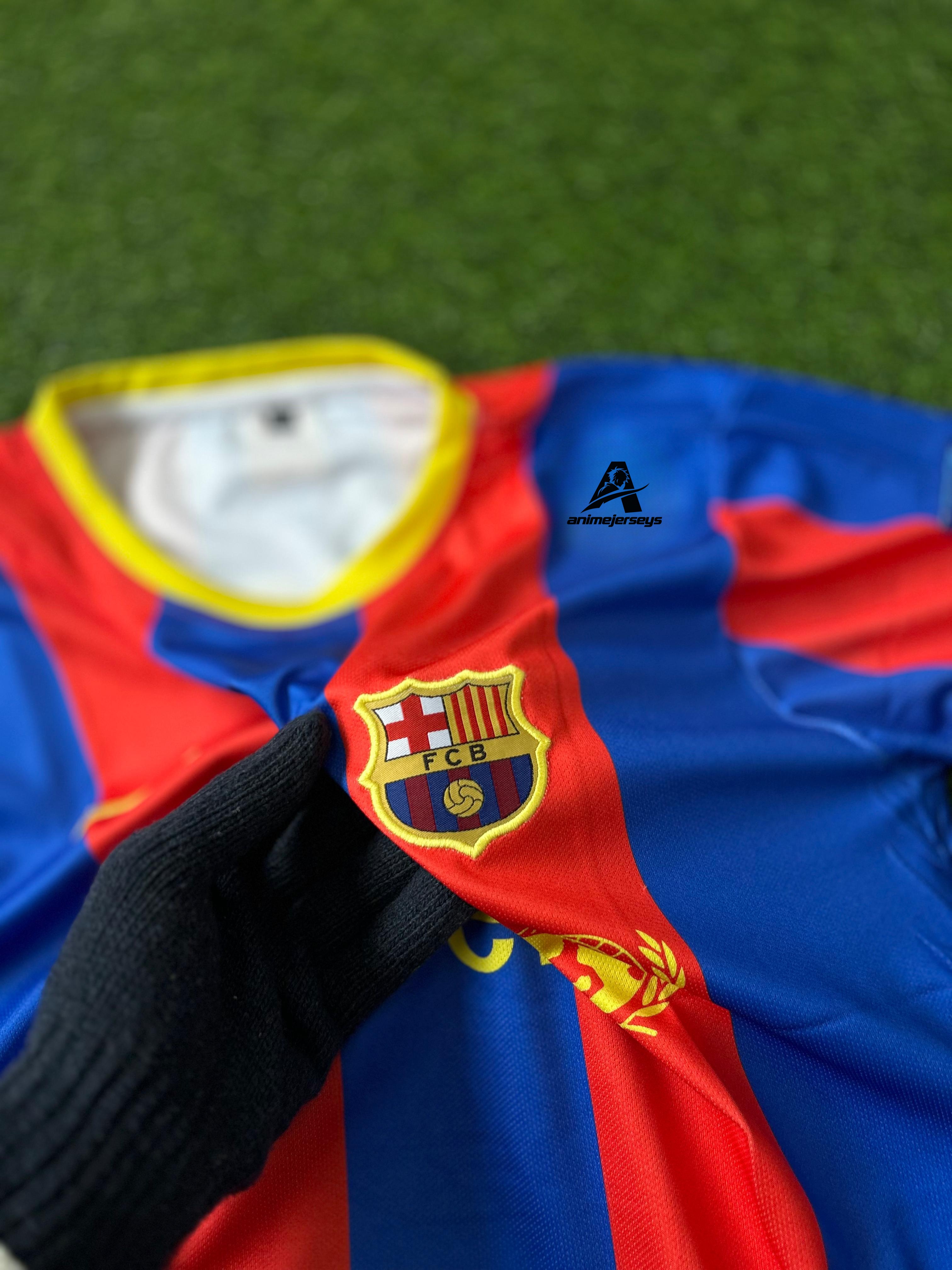 BARCELONA 2010-11 HOME KIT, HALFSLEEVE EMBROIDERY
