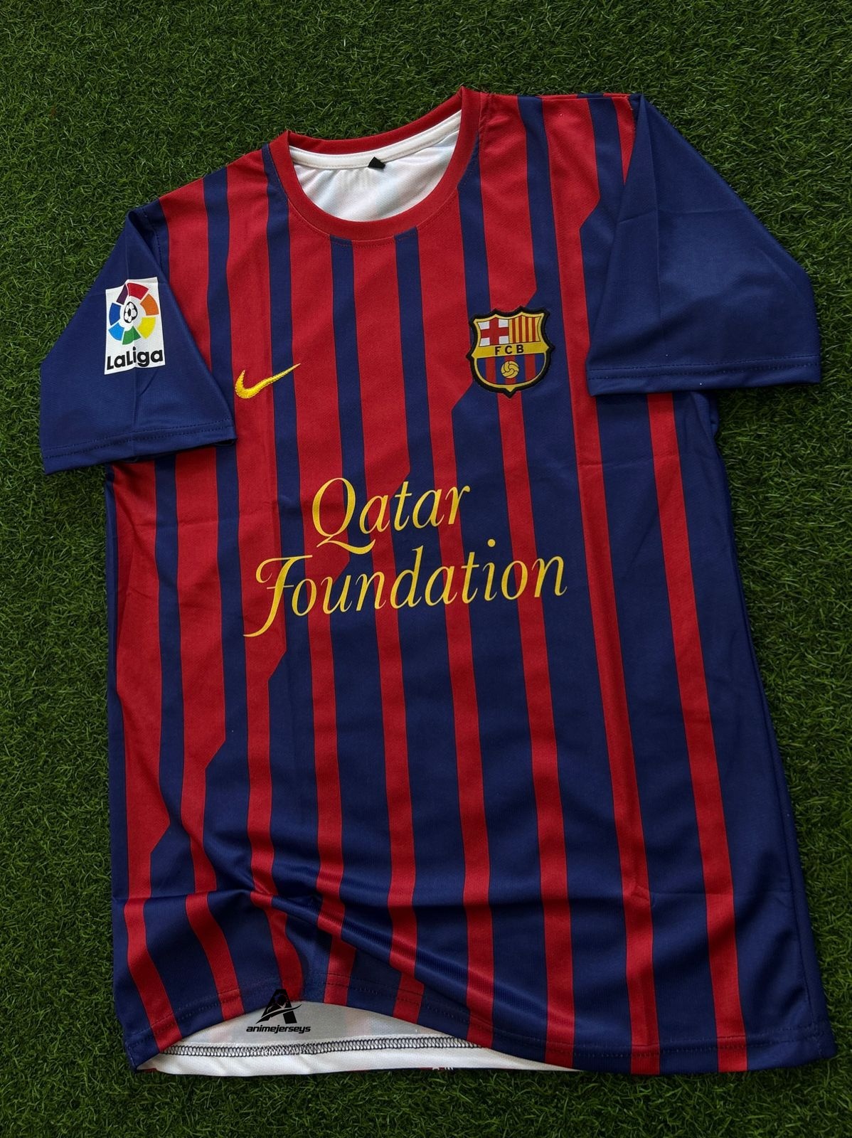 BARCELONA 2011-12 HOME KIT, HALFSLEEVE EMBROIDERY