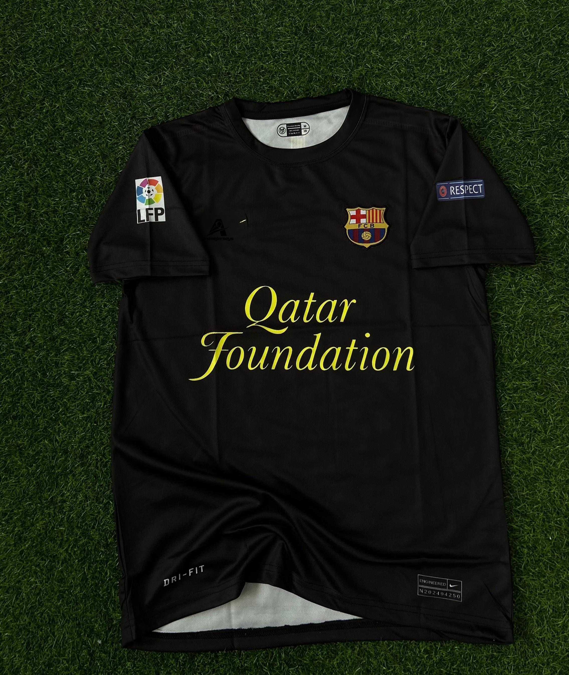 BARCELONA 2011-12 SEASON AWAY JERSEY .HALFSLEEVE EMBROIDERY