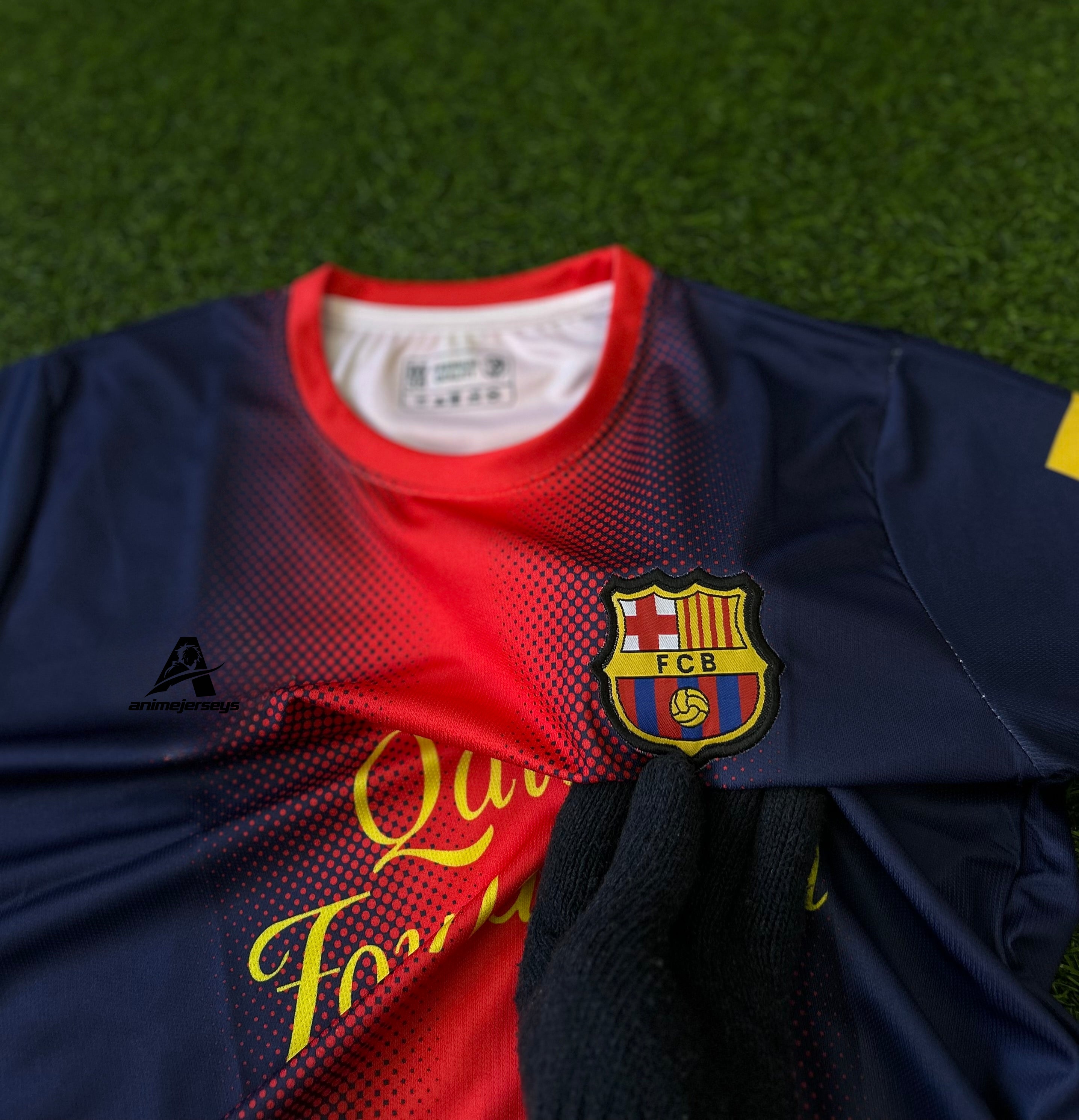 BARCELONA 2012-13 HOME JERSEY, HALF SLEEVE  EMBROIDERY