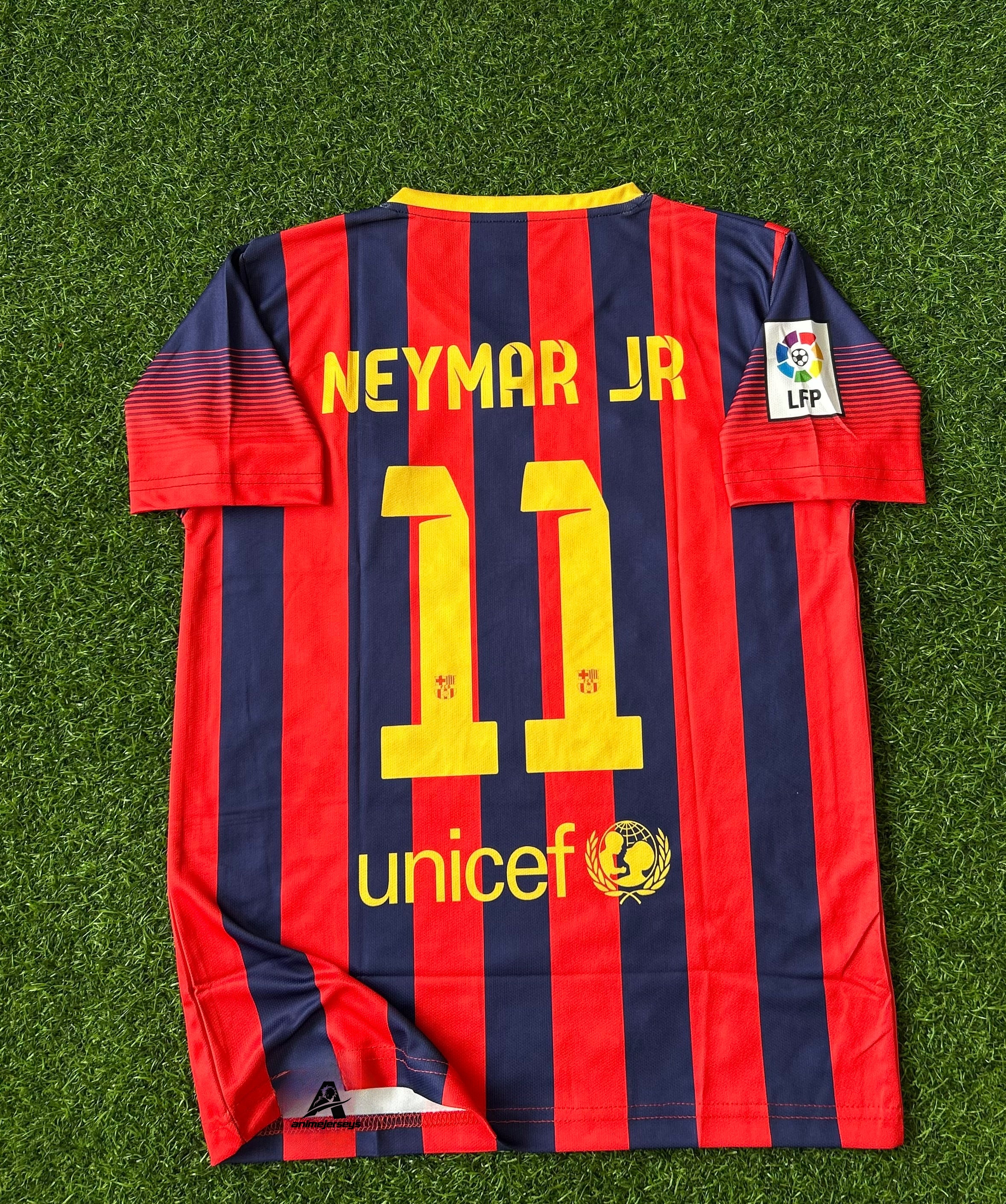 BARCELONA 2013-14 HOME KIT, HALF SLEEVE EMBROIDERY