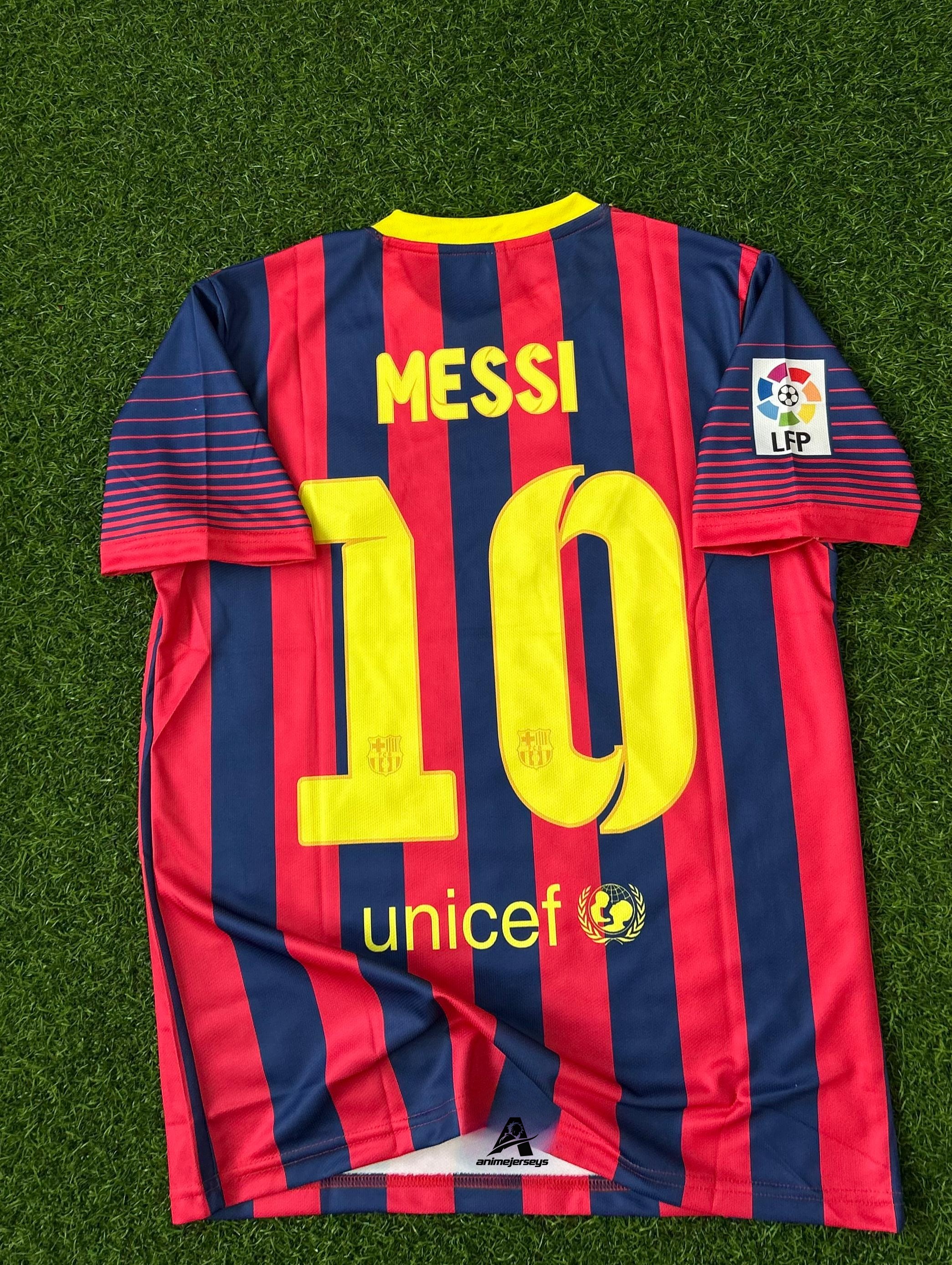 BARCELONA 2013-14 HOME KIT, HALFSLEEVE EMBROIDERY