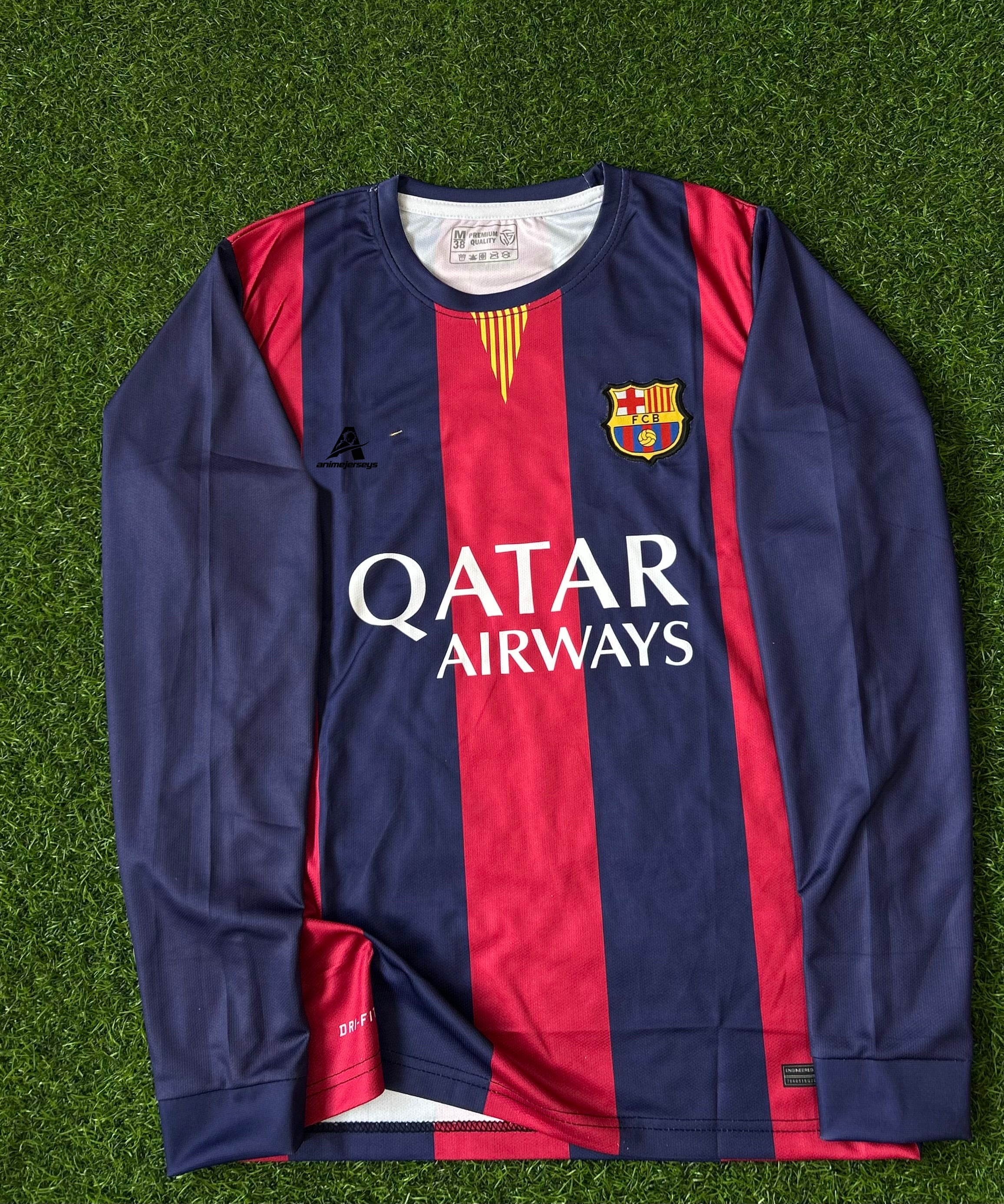 BARCELONA 2014-15 HOME KIT, FULL SLEEVE EMBROIDERY