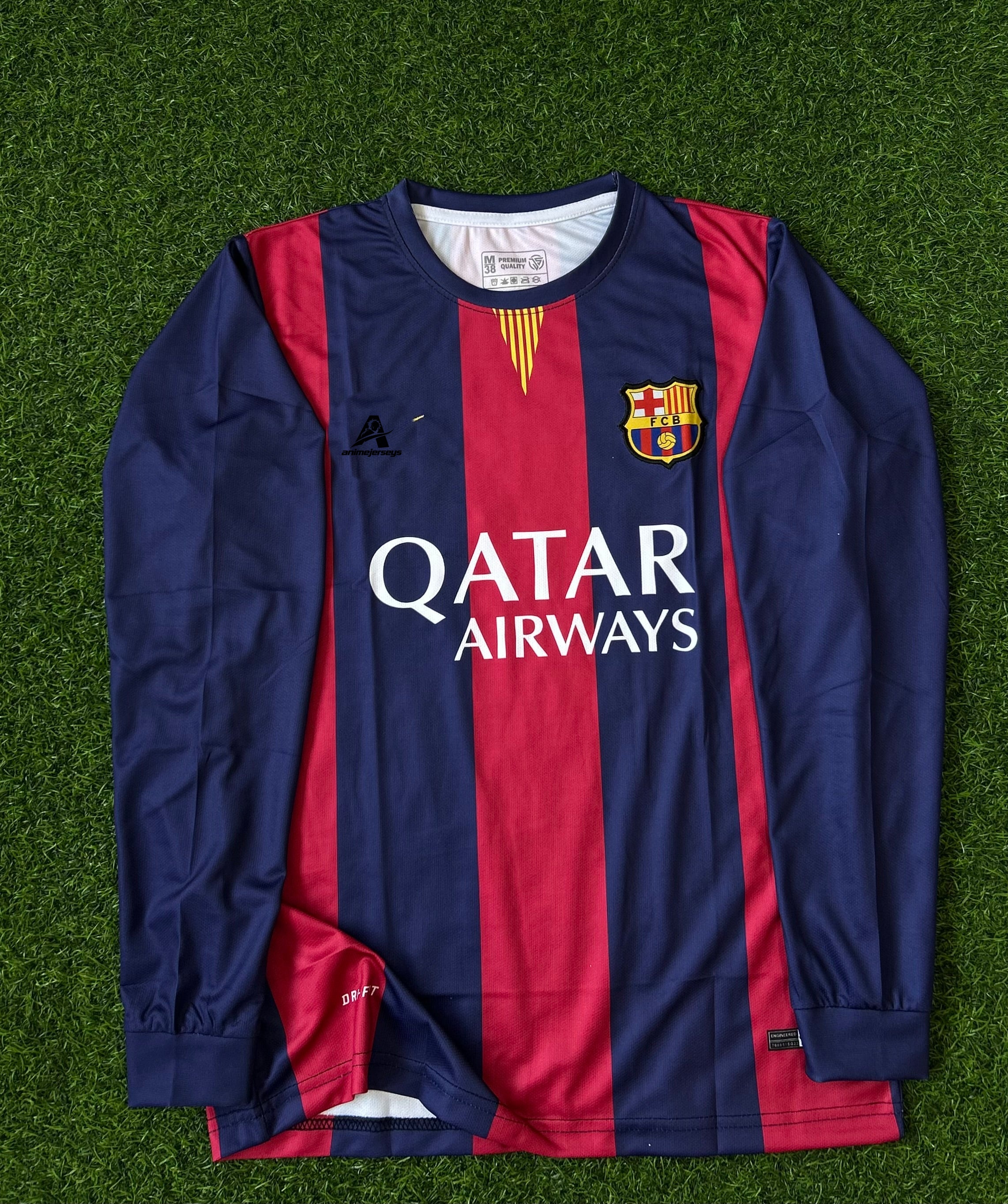 BARCELONA 2014-15 HOME KIT, FULL SLEEVE EMBROIDERY