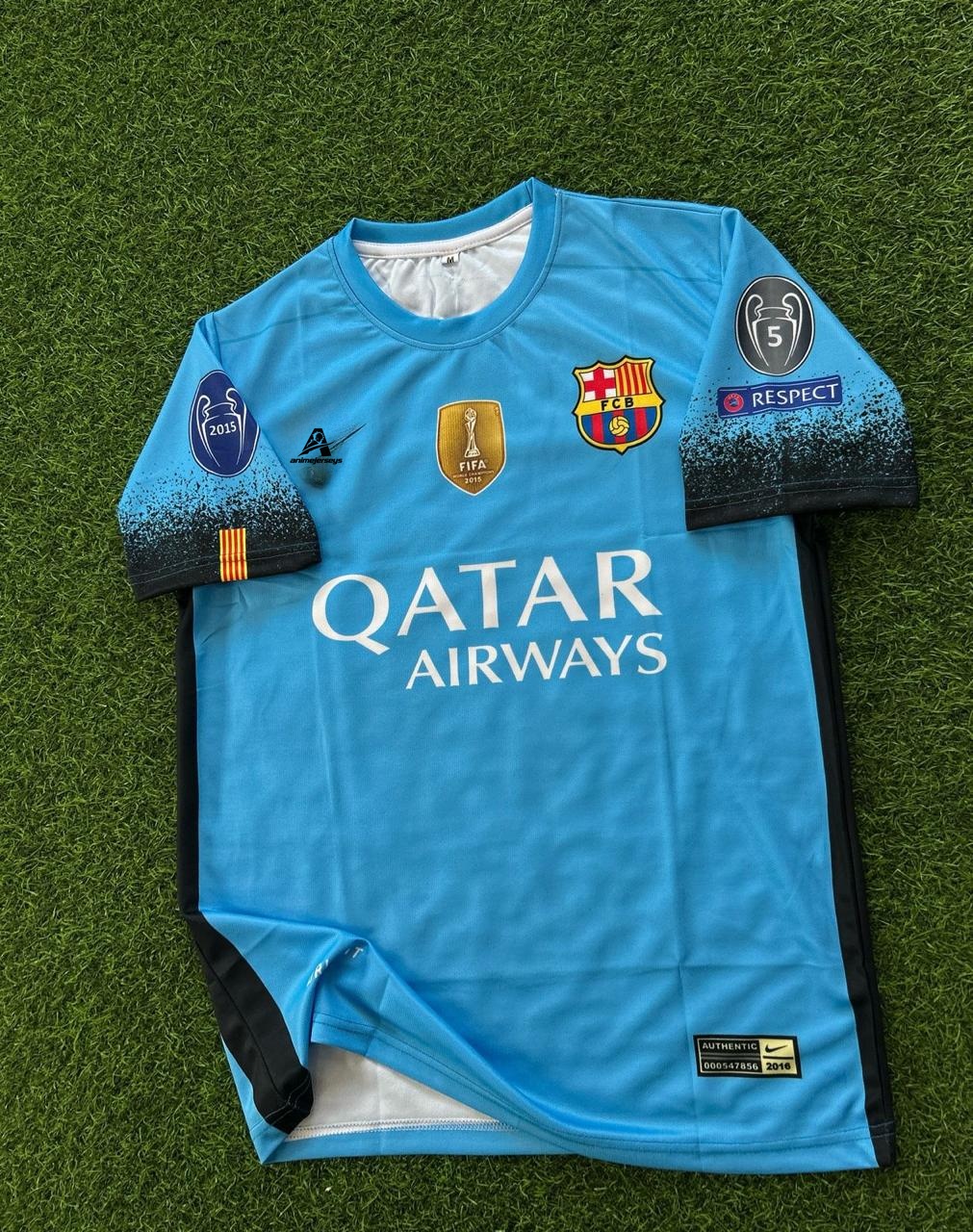BARCELONA 2015-16 SEASON THIRD KIT. HALFSLEEVE SUBLIMATION