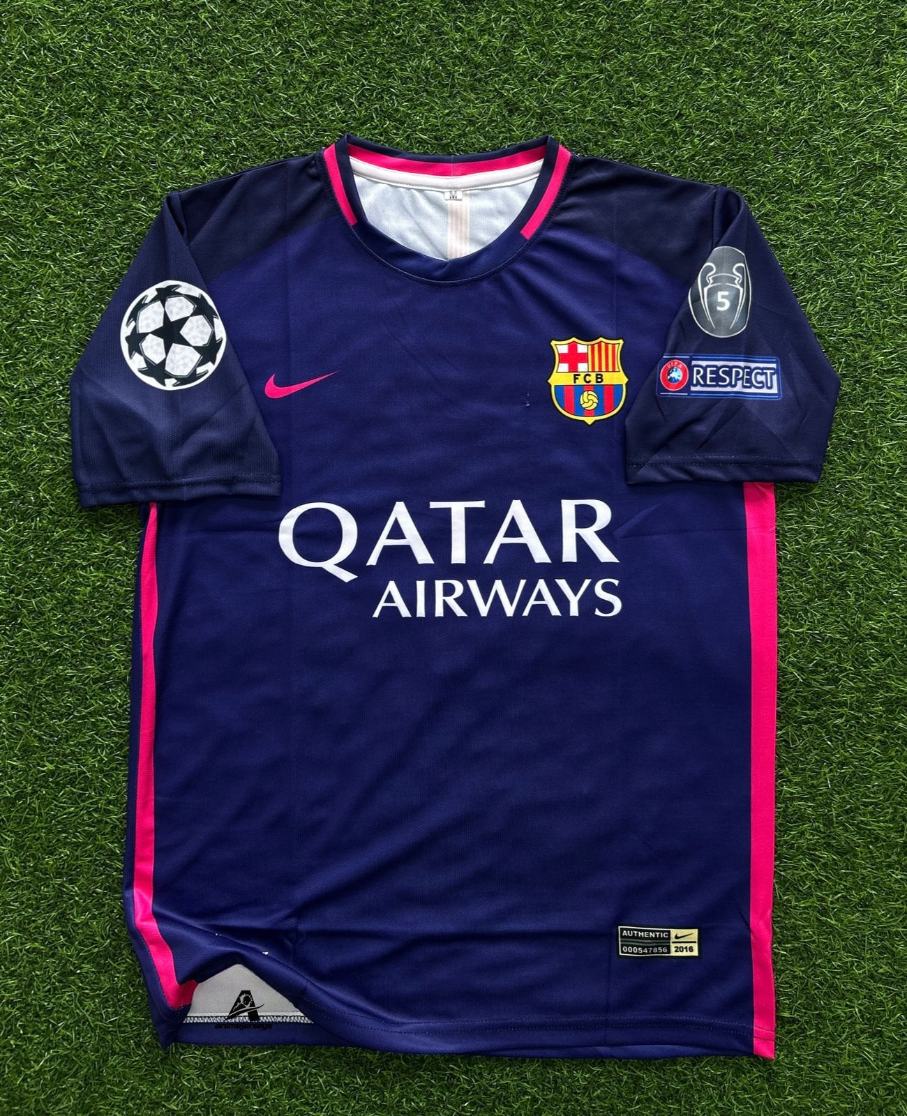 BARCELONA 2016-17 AWAY KIT, HALFSLEEVE SUBLIMATION