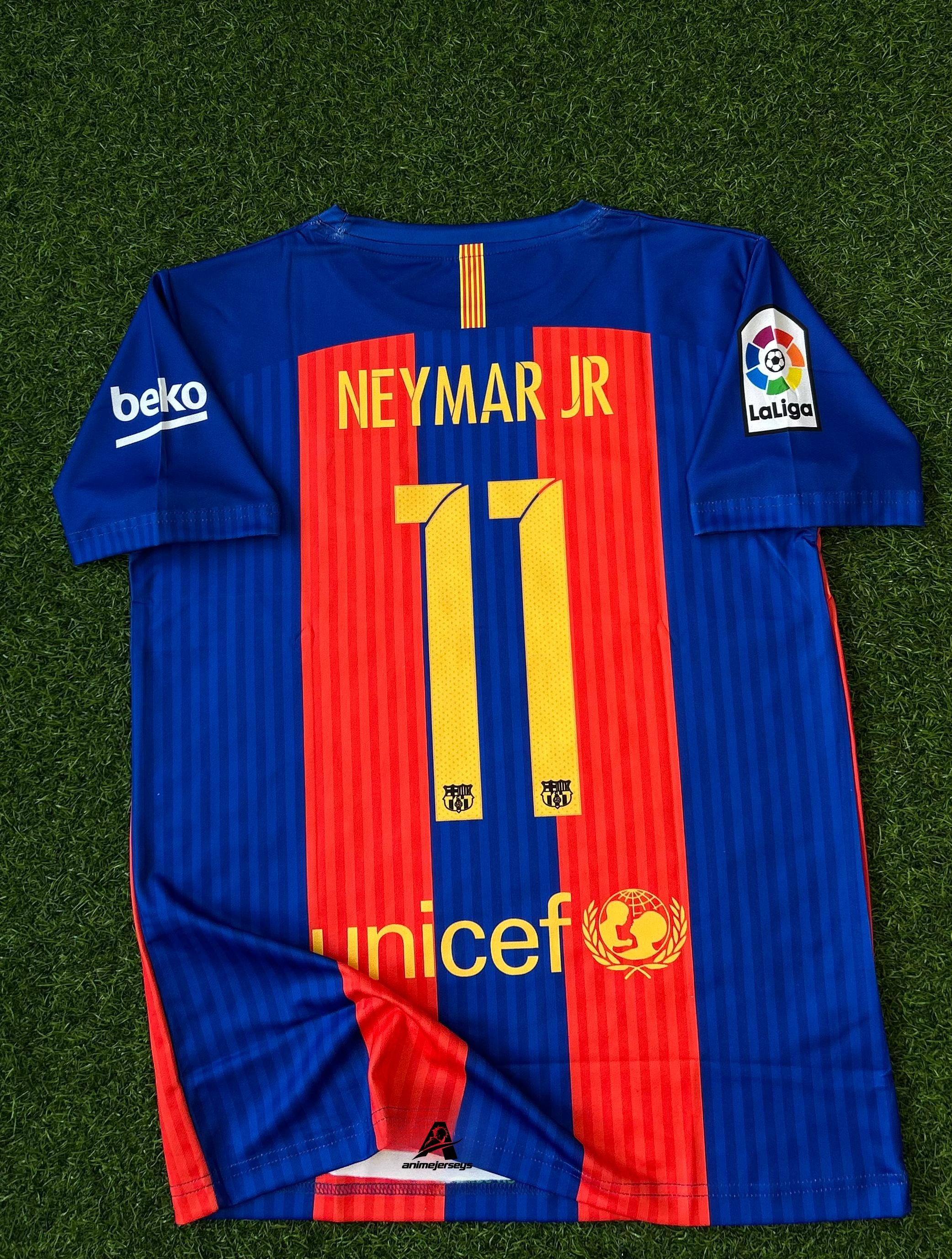 BARCELONA 2016-17 HOME KIT, HALFSLEEVE EMBROIDERY