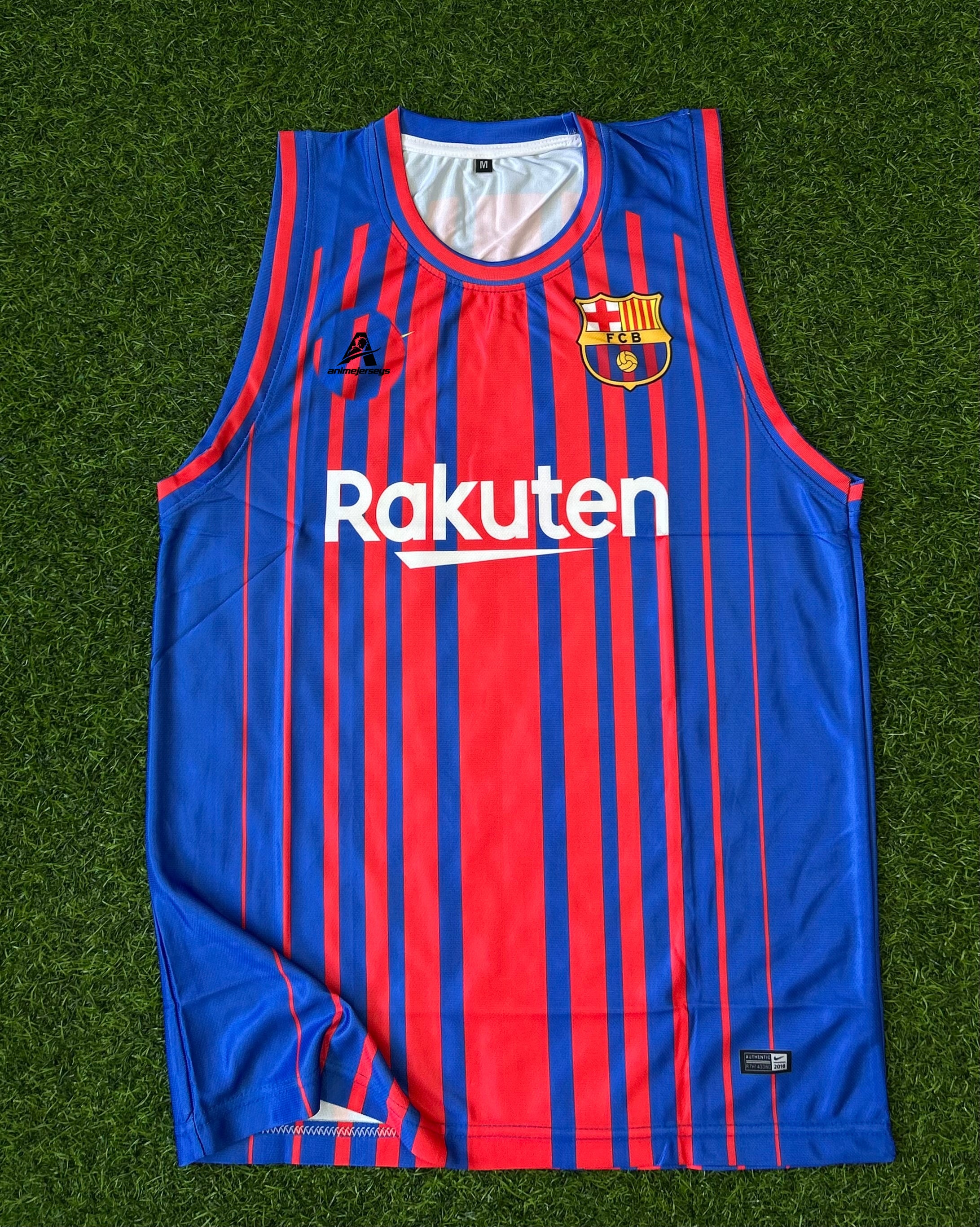 BARCELONA 2017-18 HOME JERSEY, SLEEVELESS SUBLIMATION
