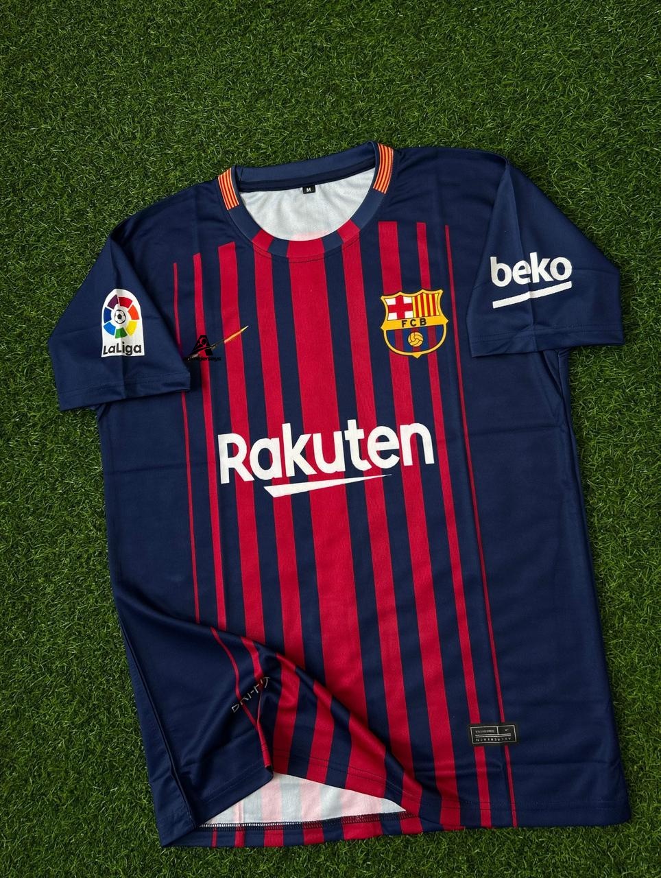 BARCELONA 2017-18 SEASON HOME KIT.HALFSLEEVE SUBLIMATION