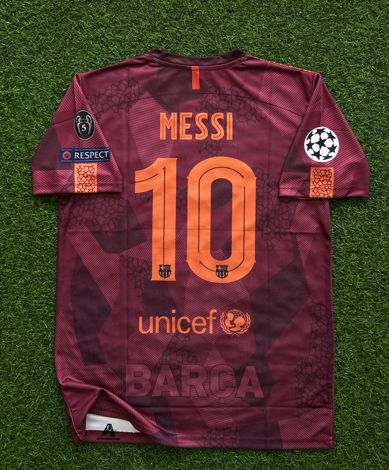 BARCELONA 2017-18 THIRD KIT, HALFSLEEVE SUBLIMATION