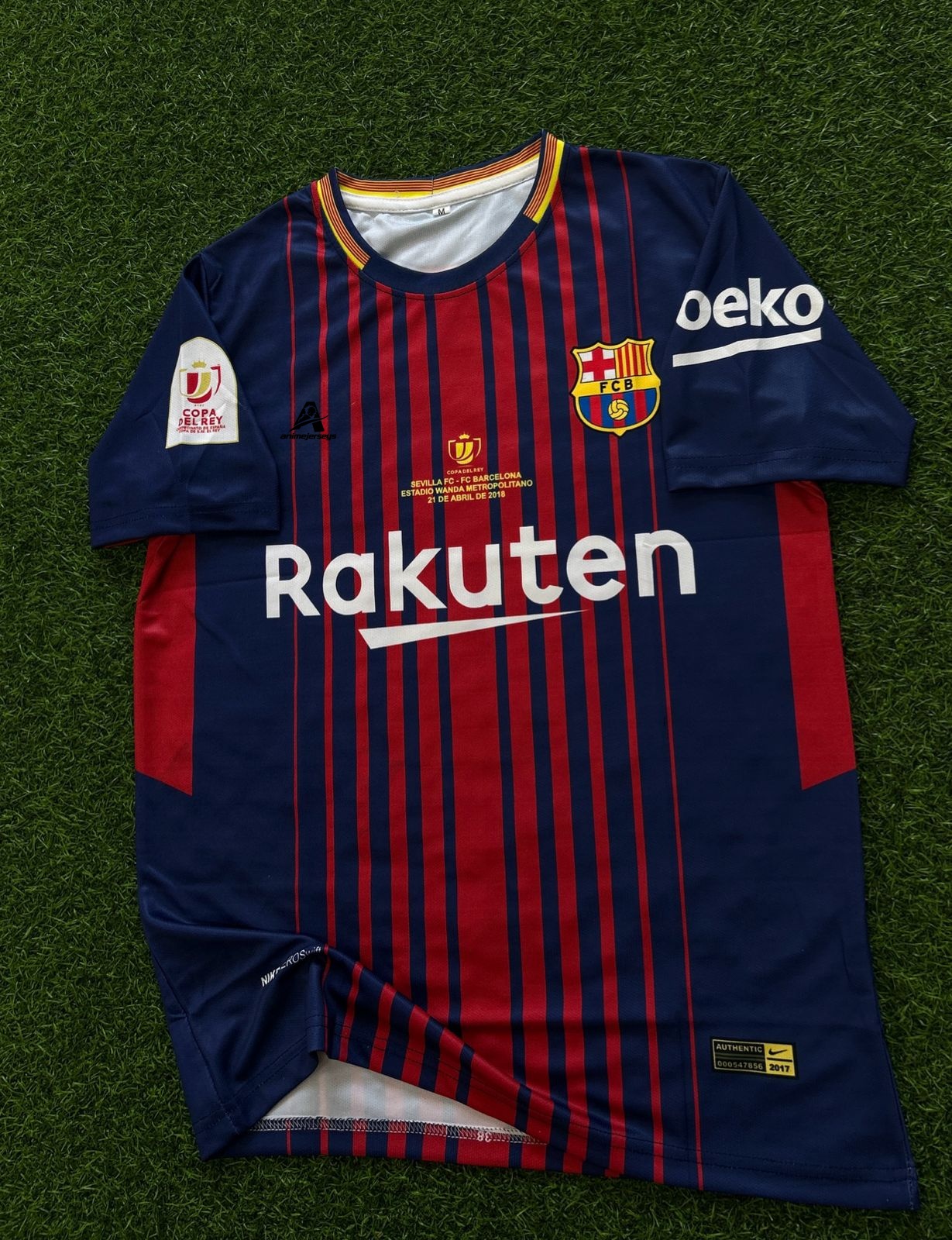 BARCELONA 2018 COPA DELREY FINAL KIT, HALFSLEEVE SUBLIMATION