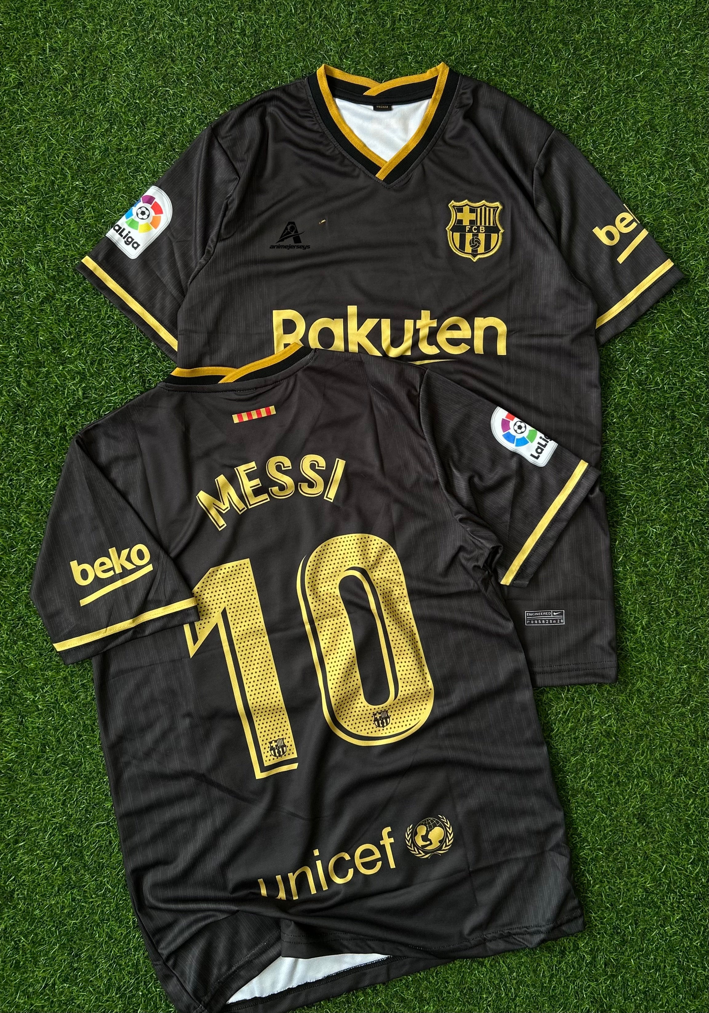 BARCELONA 2020-21 AWAY JERSEY, HALF SLEEVE EMBROIDERY