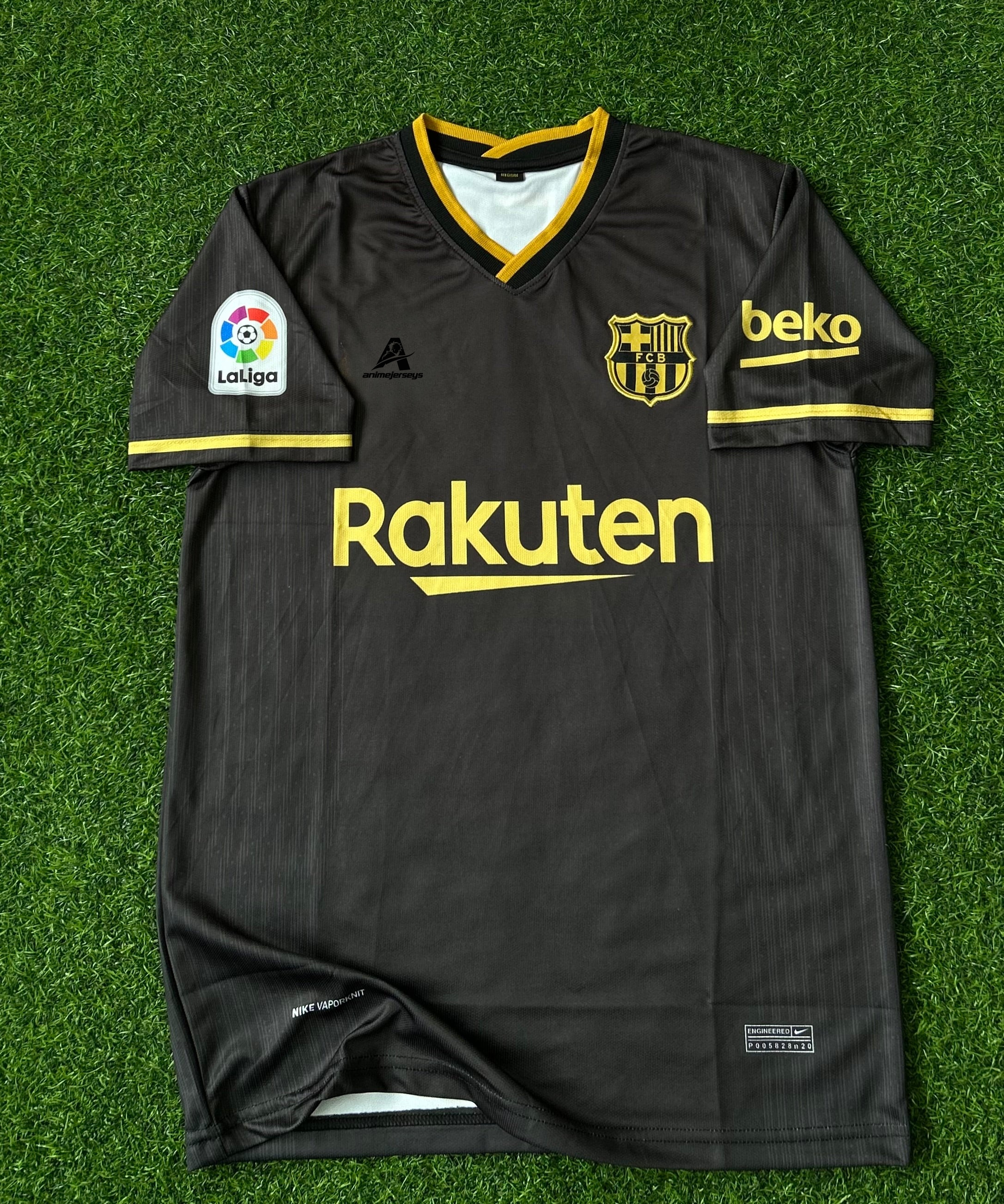 BARCELONA 2020-21 AWAY JERSEY, HALF SLEEVE EMBROIDERY