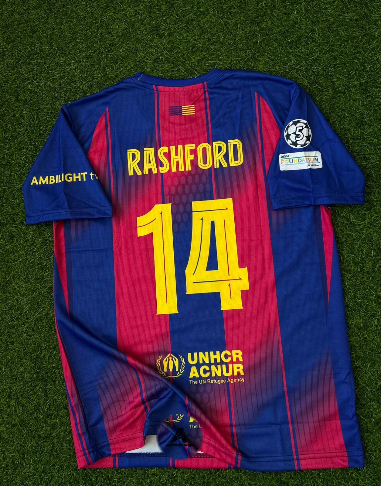 BARCELONA 2025-26 SEASON HOME KIT, HALFSLEEVE SUBLIMATION
