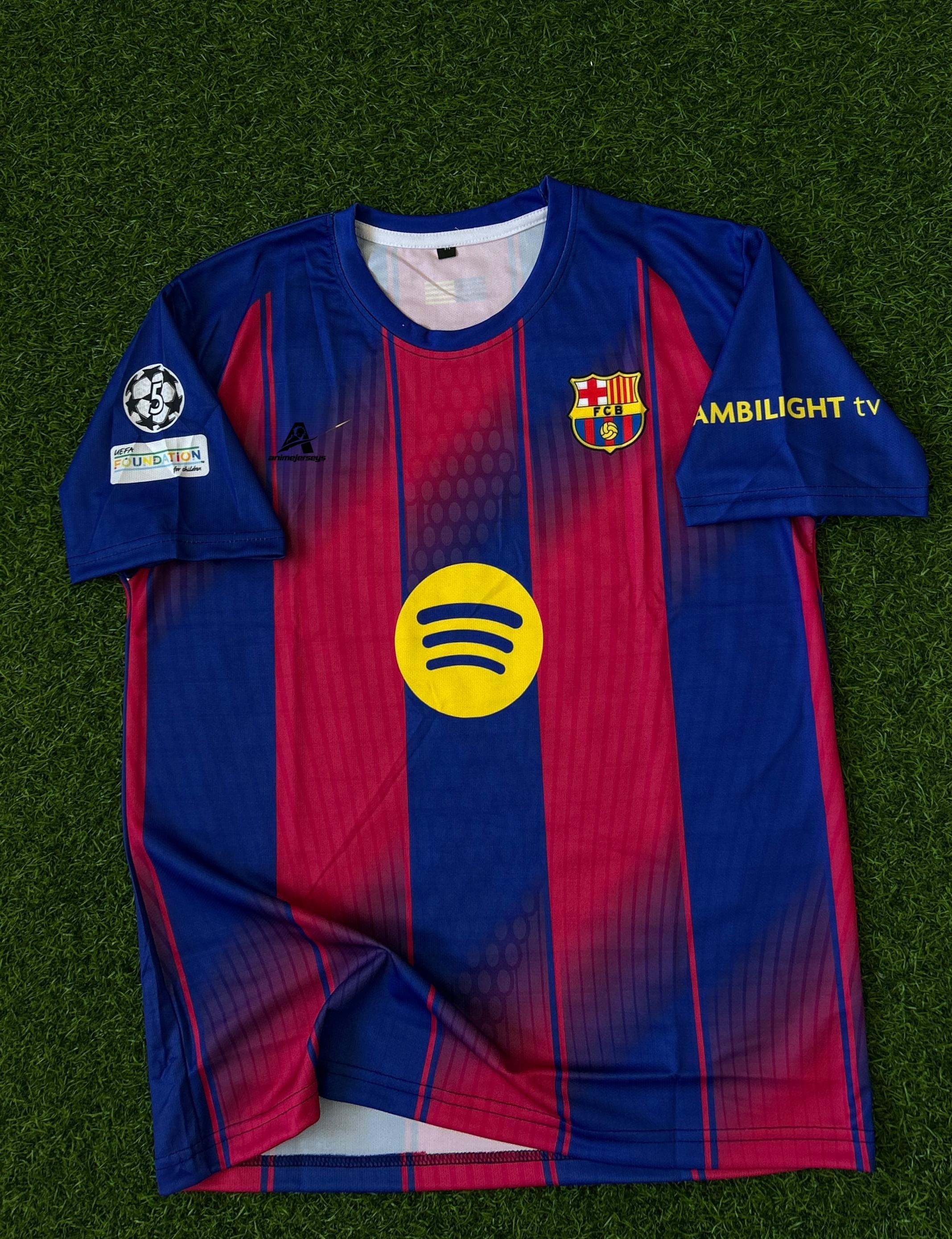 BARCELONA 2025-26 SEASON HOME KIT, HALFSLEEVE SUBLIMATION