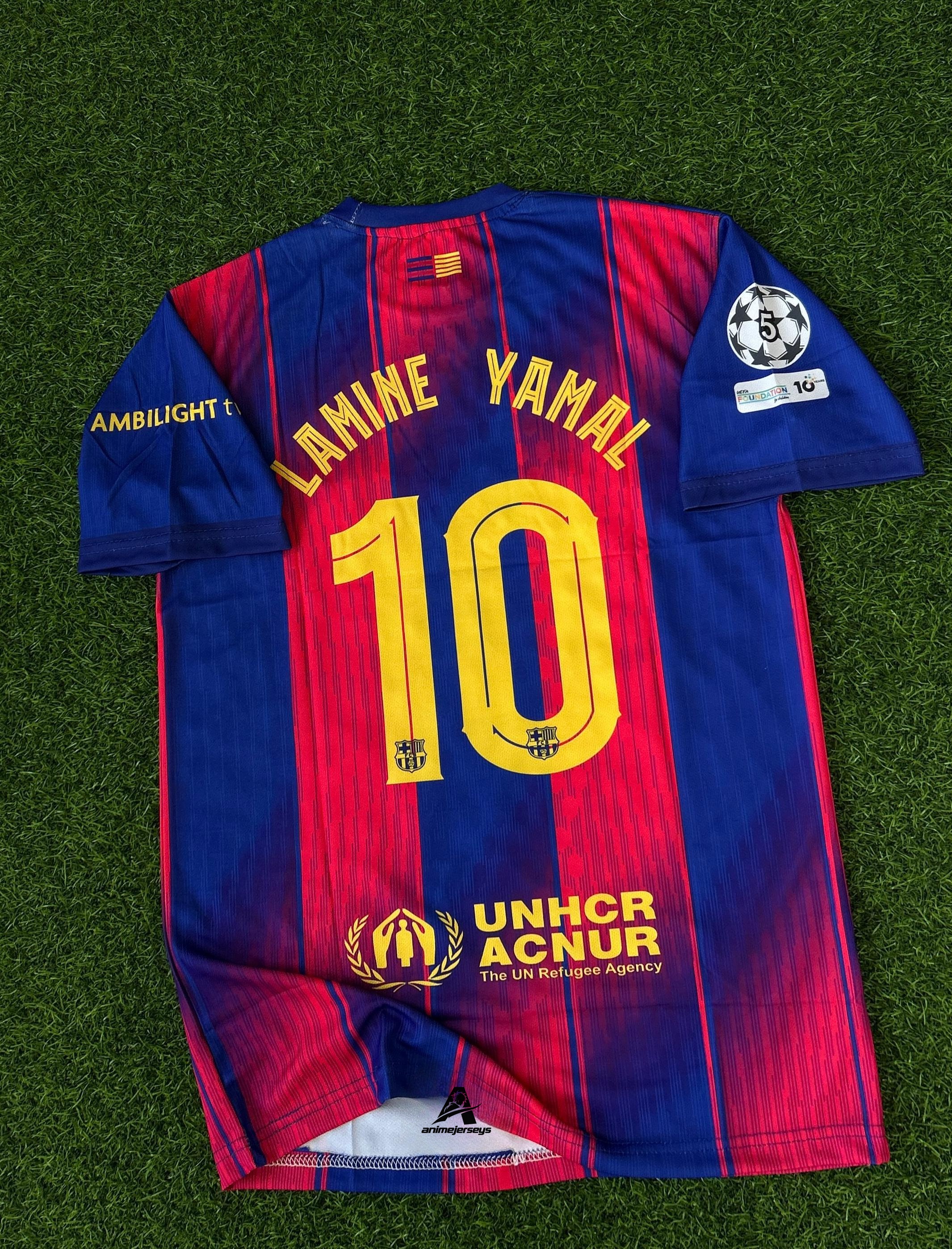 BARCELONA 2025-26 SEASON HOME KIT. HALFSLEEVE SUBLIMATION