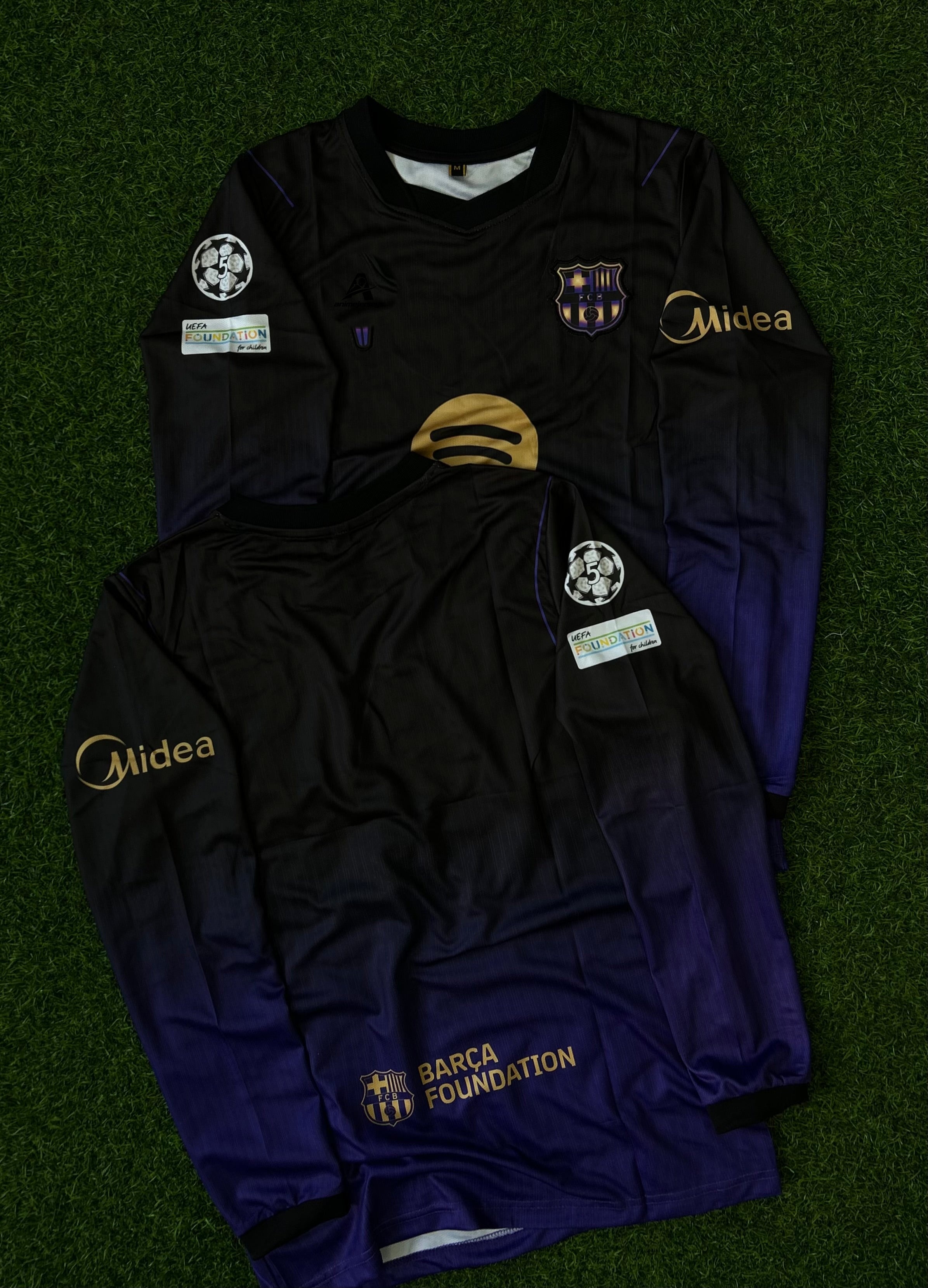 BARCELONA 2026-27 SEASON AWAY JERSEY, FULL SLEEVE  EMBROIDERY