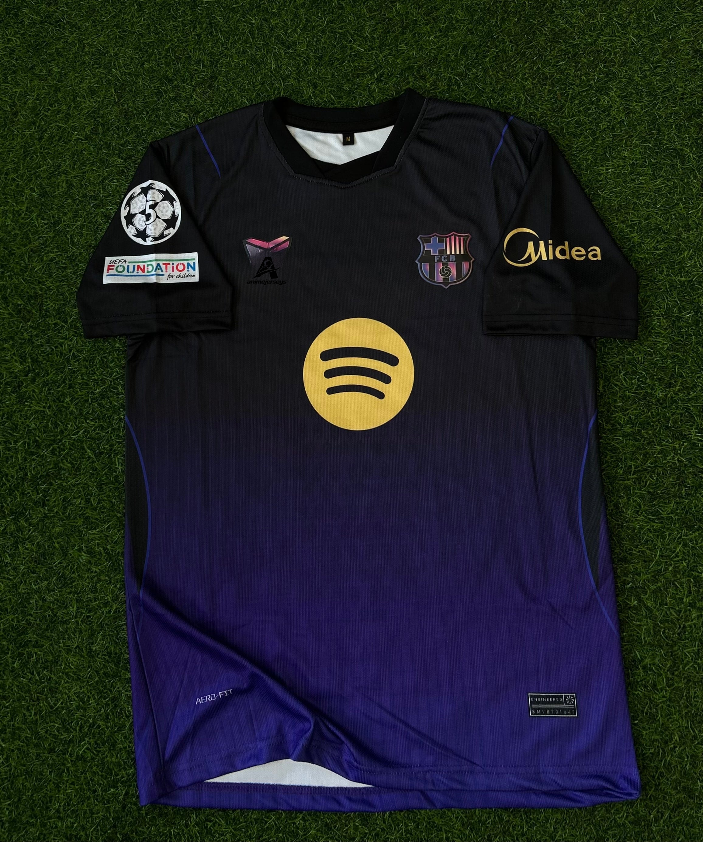 BARCELONA 2026-27 SEASON AWAY JERSEY, HALF SLEEVE, 3D SILICONE HEAT PRESS LOGO