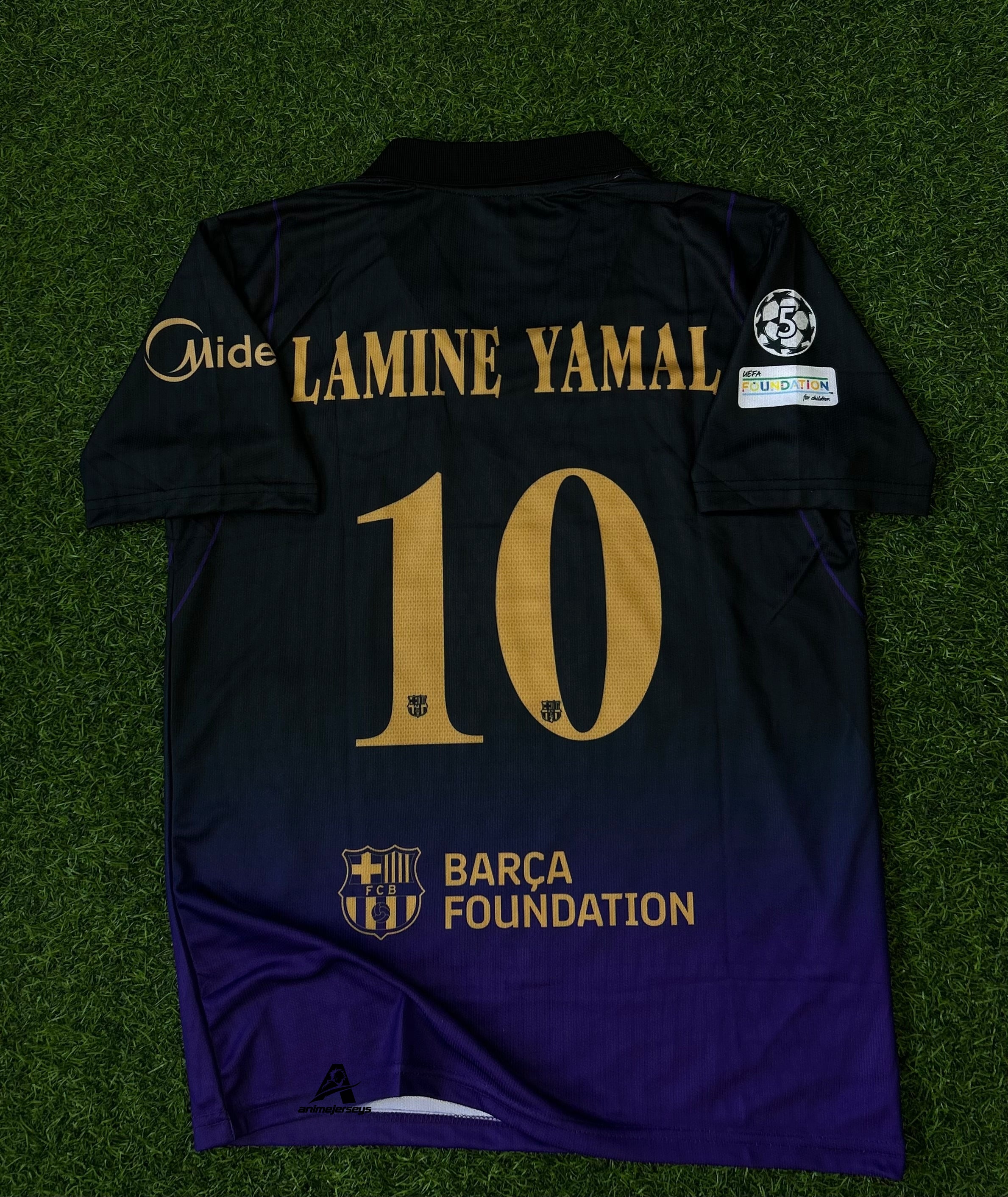 BARCELONA 2026-27 SEASON AWAY JERSEY, HALF SLEEVE POLO EMBROIDERY