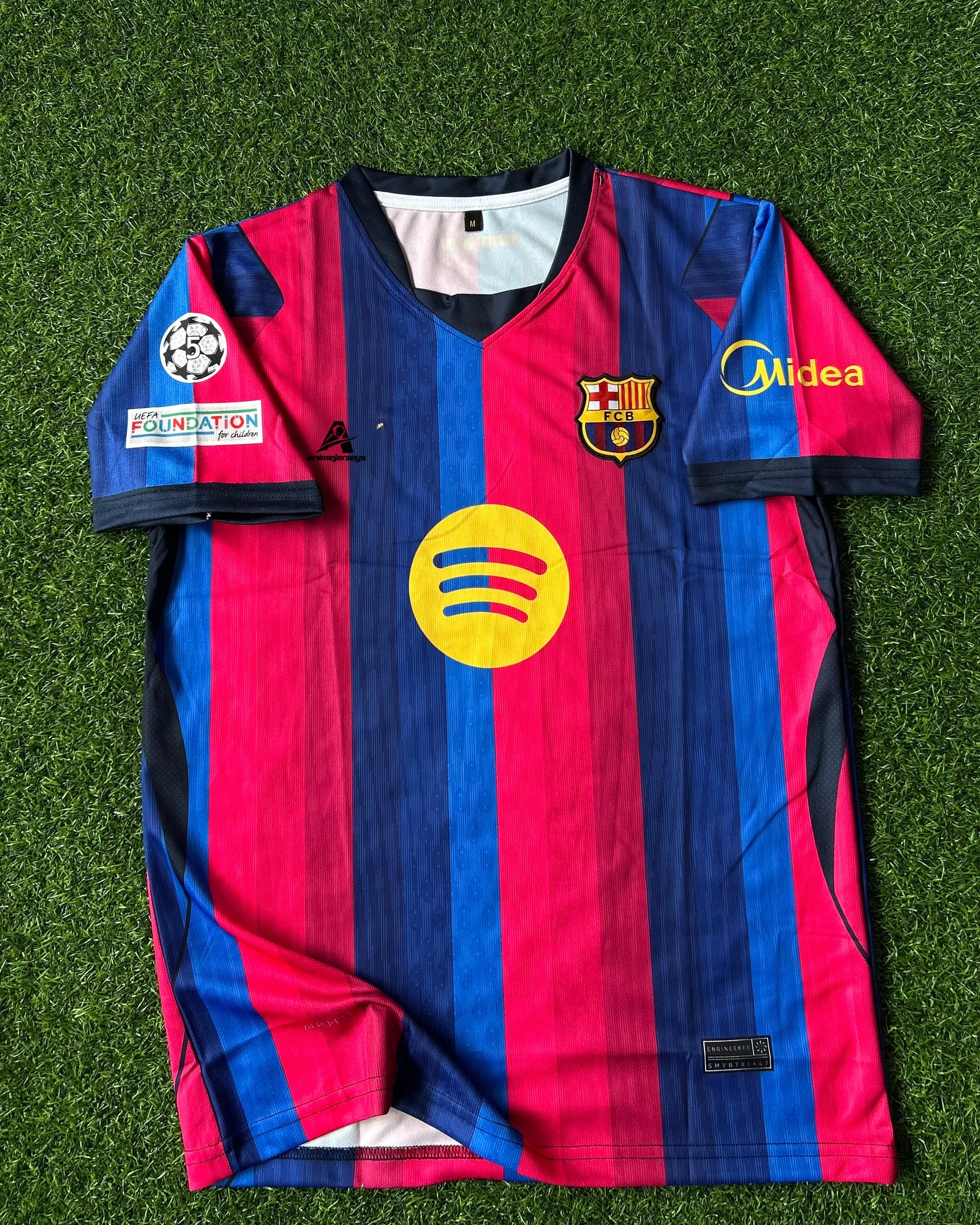 BARCELONA 2026-27 SEASON HOME JERSEY, HALF SLEEVE EMBROIDERY