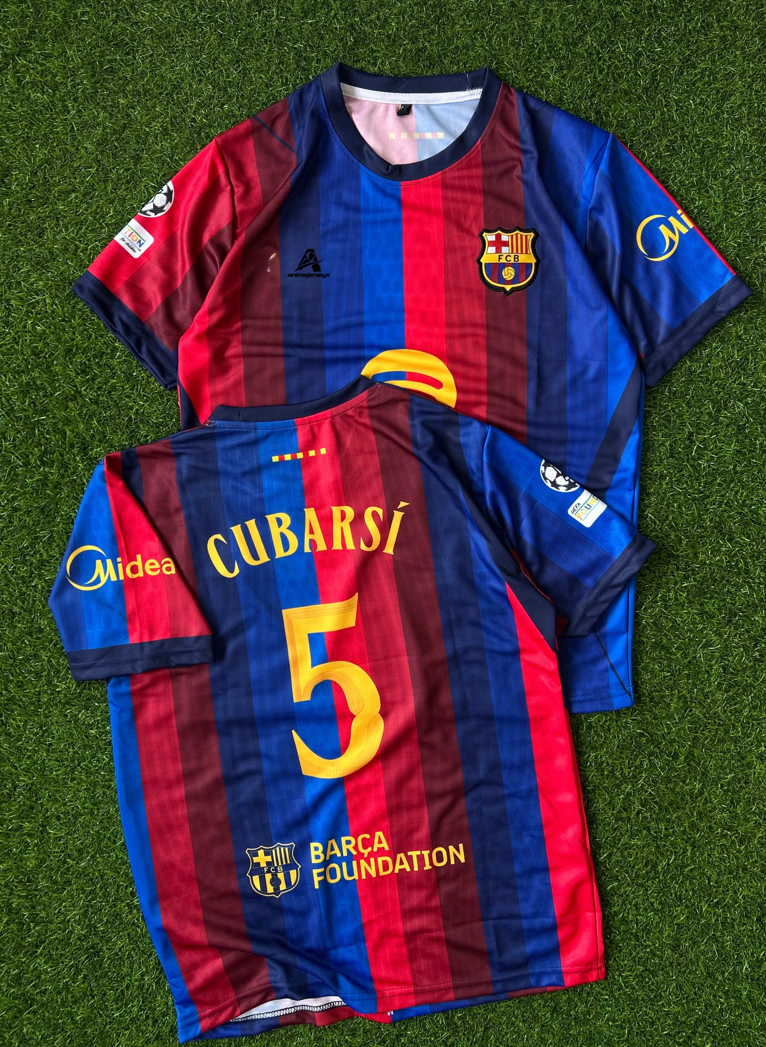 BARCELONA 2026-27 SEASON HOME JERSEY, HALF SLEEVE  EMBROIDERY