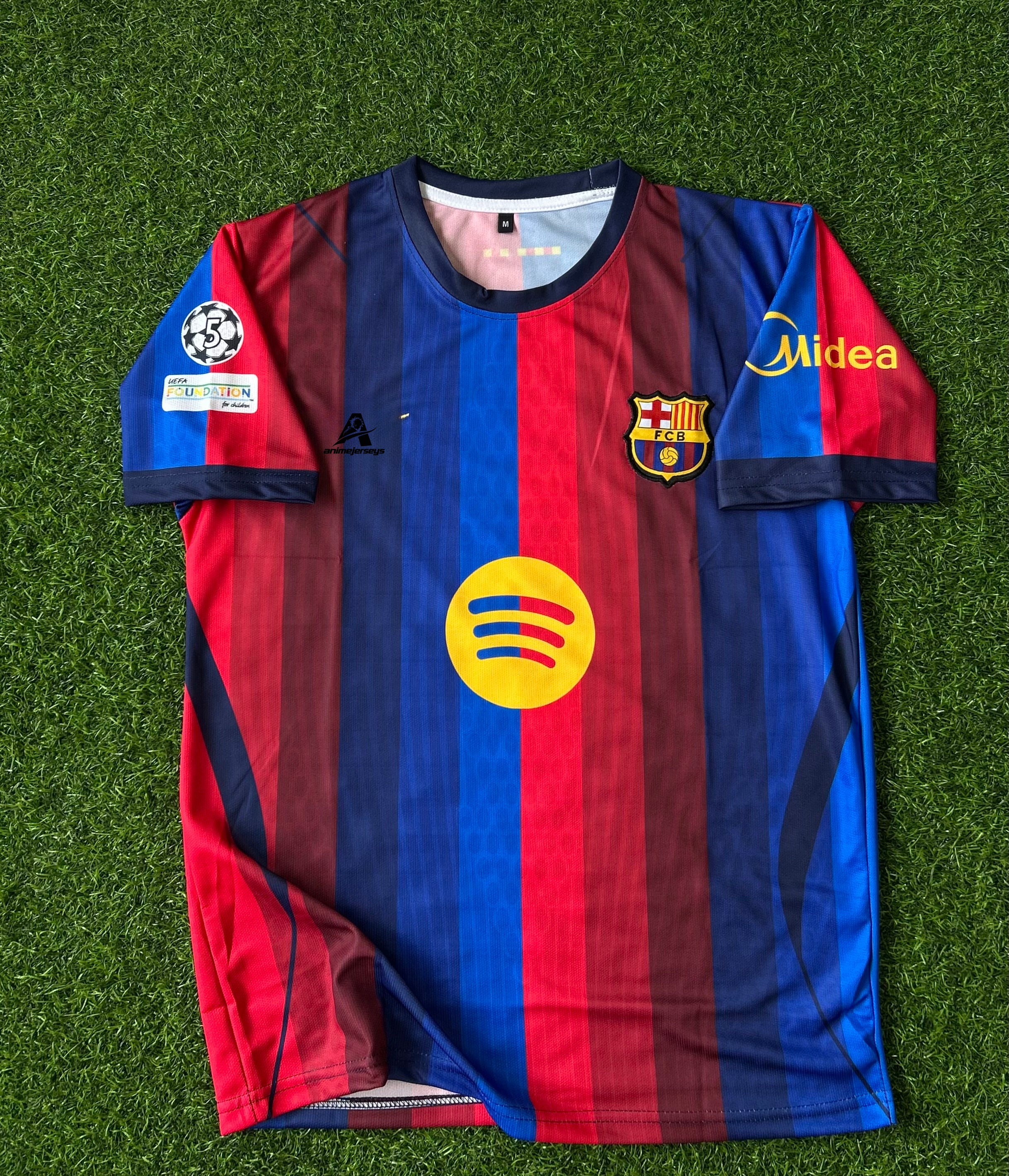 BARCELONA 2026-27 SEASON HOME JERSEY, HALF SLEEVE  EMBROIDERY