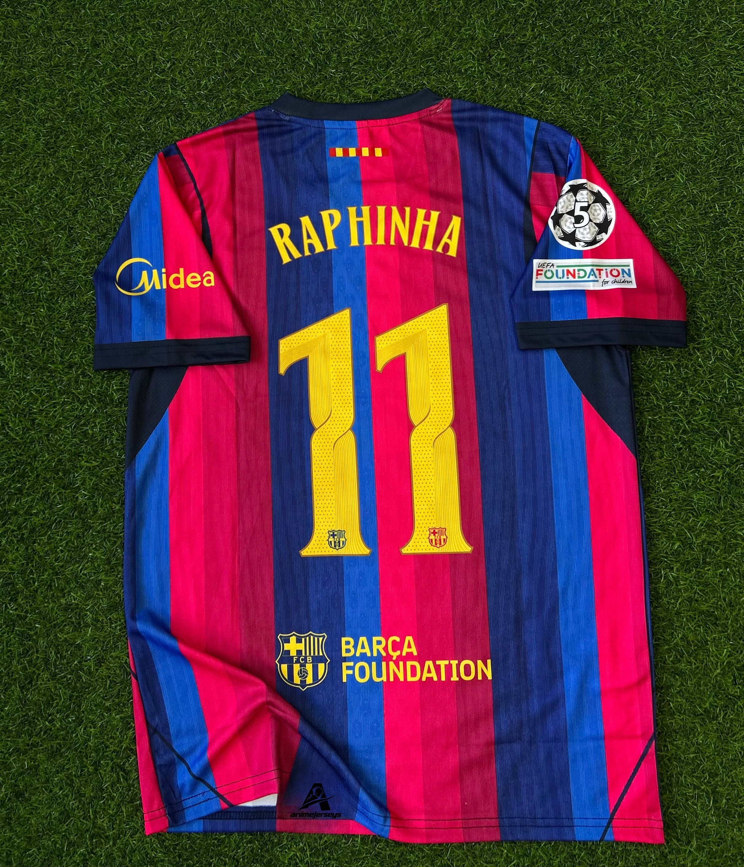 BARCELONA 2026-27 SEASON HOME JERSEY, HALF SLEEVE EMBROIDERY