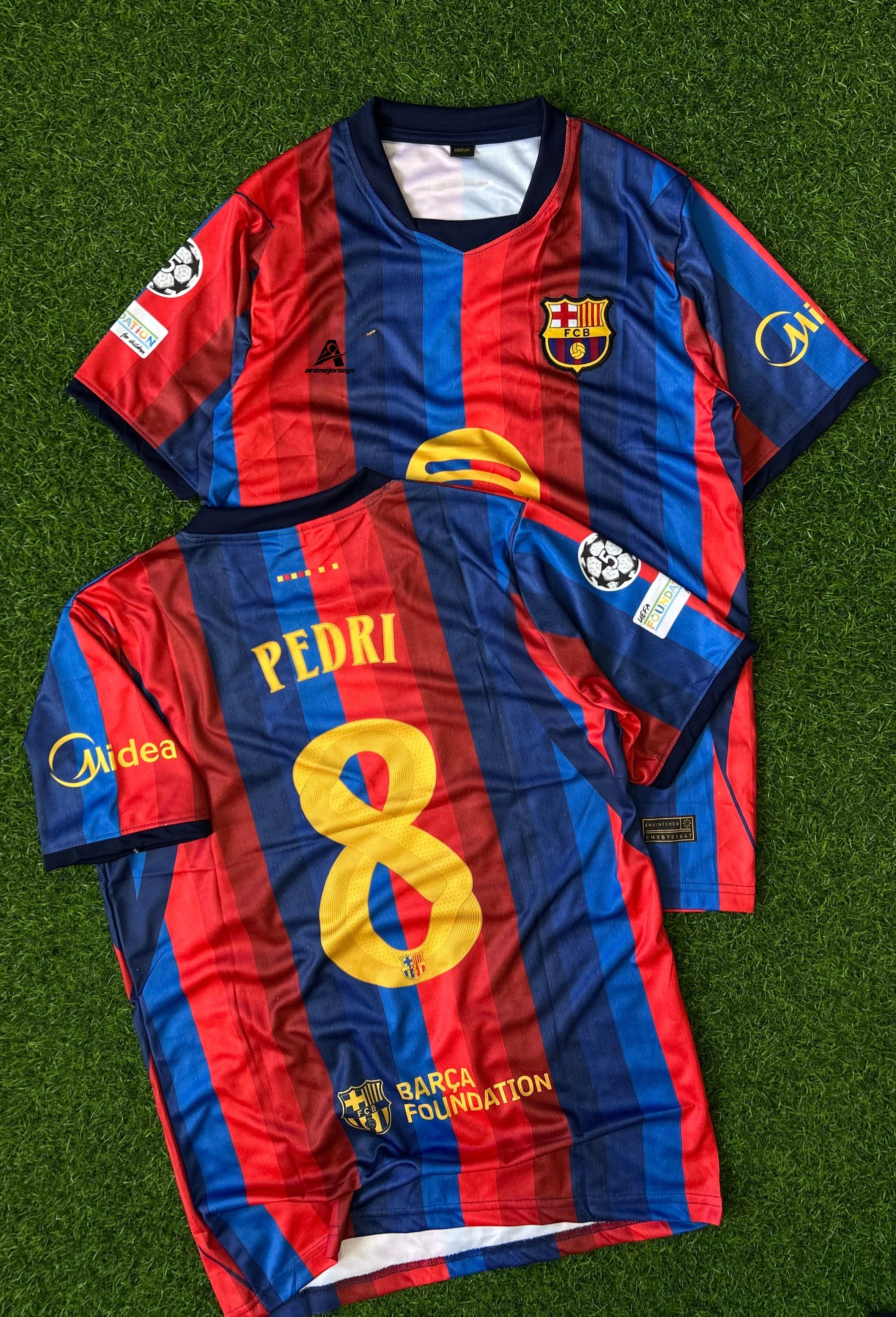 BARCELONA 2026-27 SEASON HOME JERSEY, HALF SLEEVE EMBROIDERY